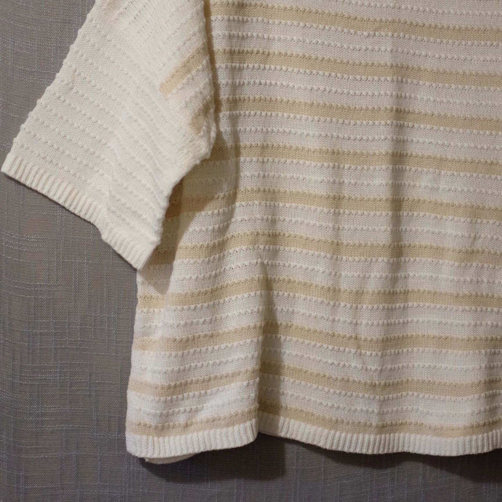 Vintage Time and Tru Sweater White/Beige Oversized Women's XL (16-18) #A11-41 Size XL / US 12-14 / IT 48-50 - 3 Thumbnail
