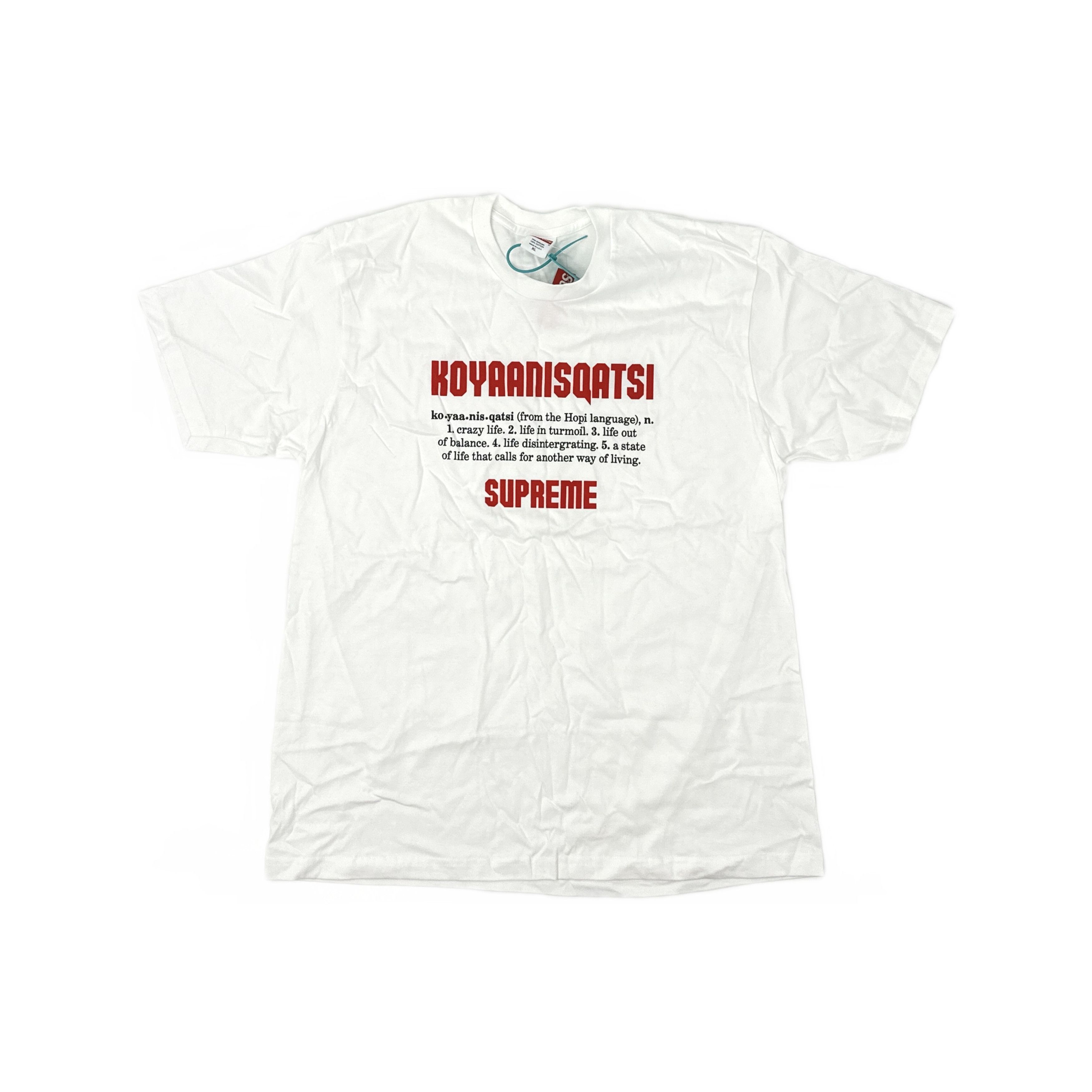 Supreme Supreme Koyaanisqatsi Graphic T-Shirt XL Size US XL / EU 56 / 4 - 1 Thumbnail