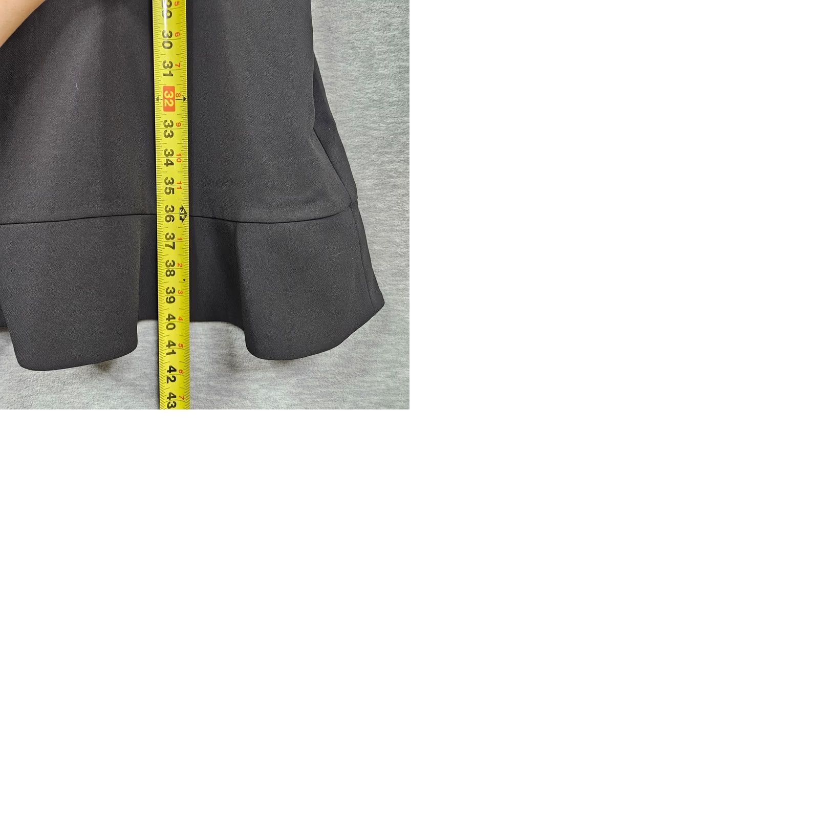 Loft LOFT Plus Black Ruffle Sleeve Fit & Flare Dress Plus Size 20 NEW Size 3XL / US 20-22 - 9 Thumbnail