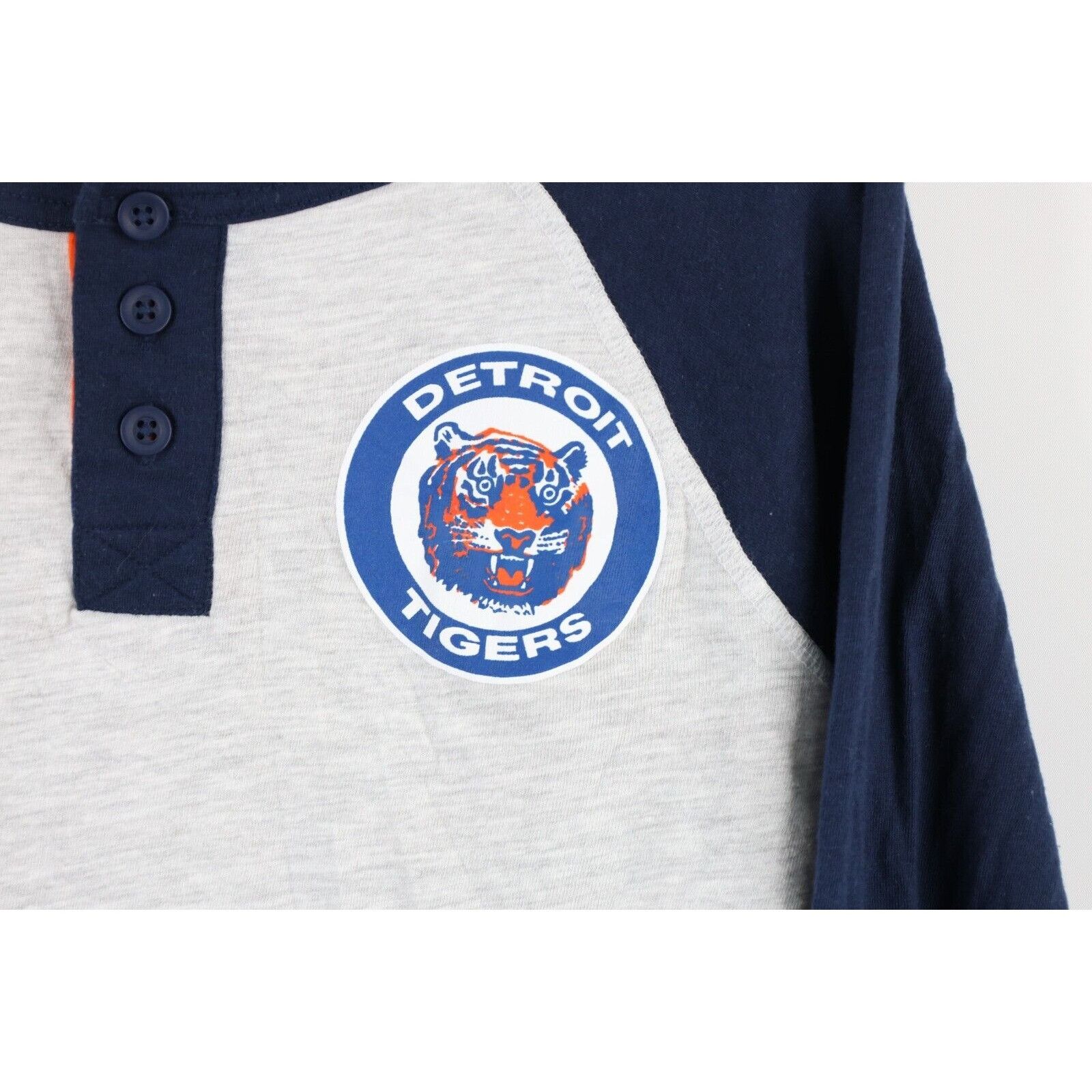 Vintage Fanatics Detroit Tigers Spell Out 3/4 Sleeve Raglan T-Shirt Size US S / EU 44-46 / 1 - 5 Thumbnail