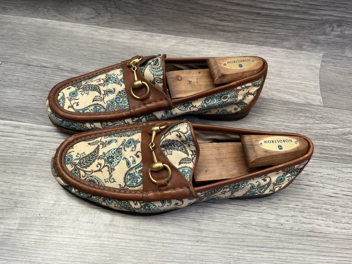 Gucci Gucci horsebit 1953 paisley floral loafers sz uk 8 Size US 9 / EU 42 - 5 Thumbnail