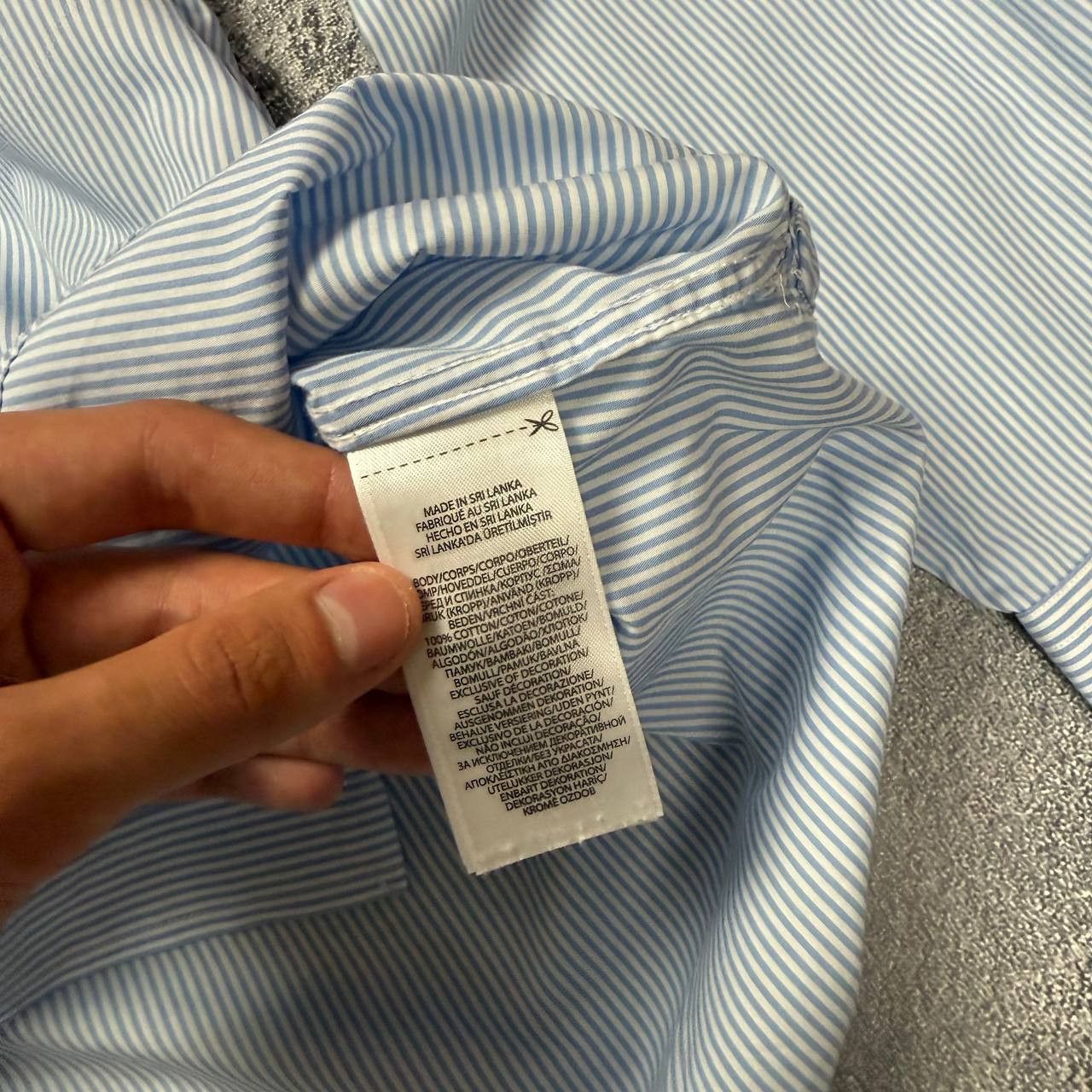 Polo Ralph Lauren Vintage Polo Ralph Lauren Shirt Long Sleeve Striped Blue Size US M / EU 48-50 / 2 - 5 Thumbnail