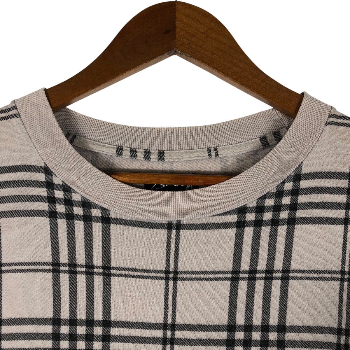 Stussy STUSSY Vintage Rip Off Burberry Nova Check T-Shirt Size US L / EU 52-54 / 3 - 3 Thumbnail