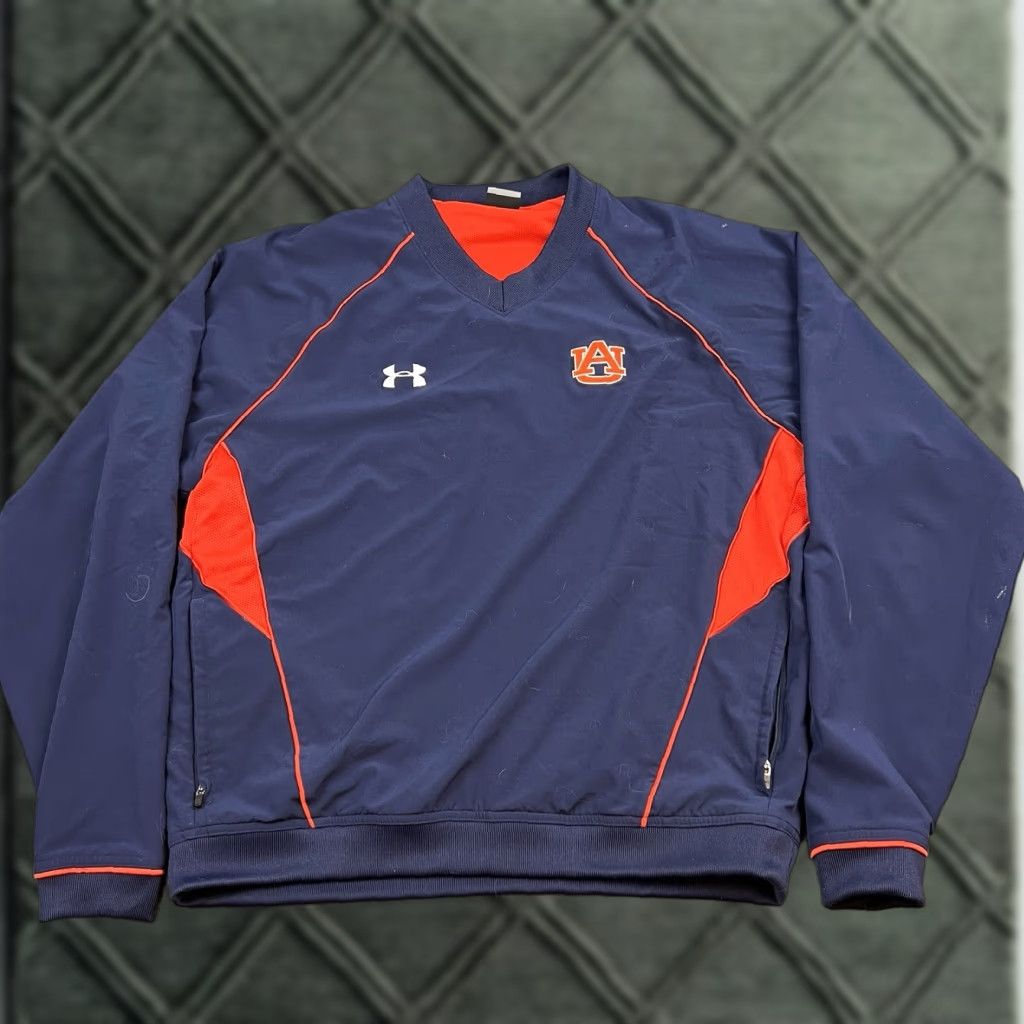 Under Armour Auburn Tigers Windbreaker Pullover Mens Small Blue Under Armour Football Ncaa Sweatshirt Size US S / EU 44-46 / 1 - 1 Thumbnail