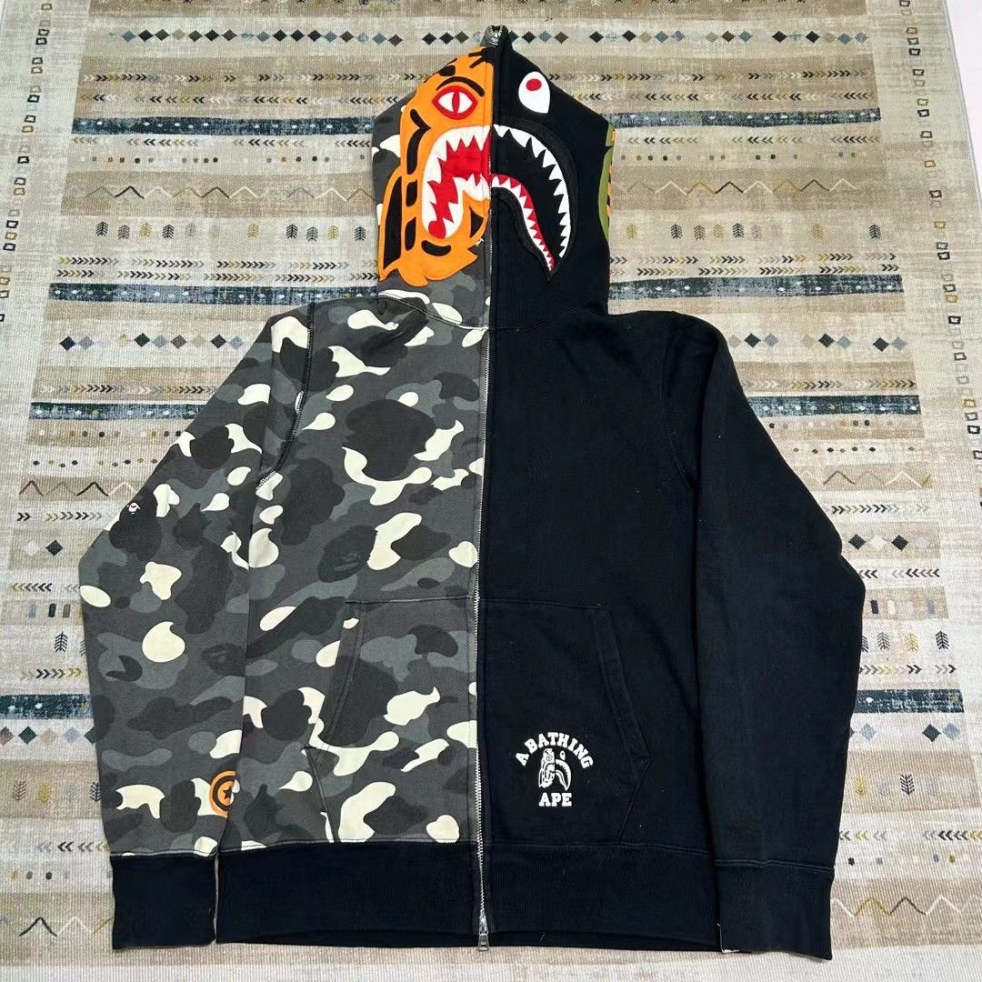 Bape LUMINOUS CAMO SHARK FULL ZIP HOODIE Size US M / EU 48-50 / 2 - 1 Thumbnail