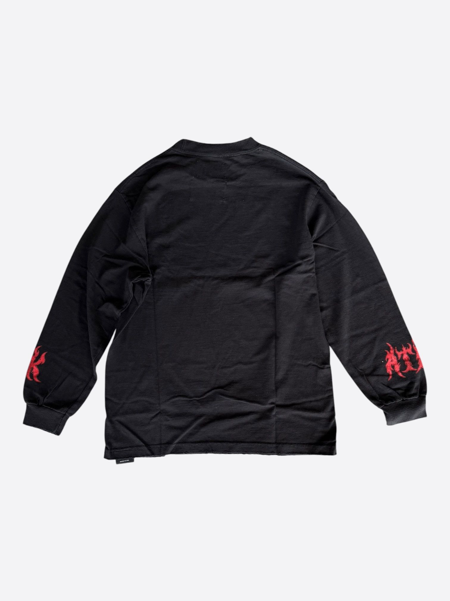 Gallery Dept. Black & Red Art That Kills Logo Longsleeve T-Shirt Size US L / EU 52-54 / 3 - 2 Thumbnail
