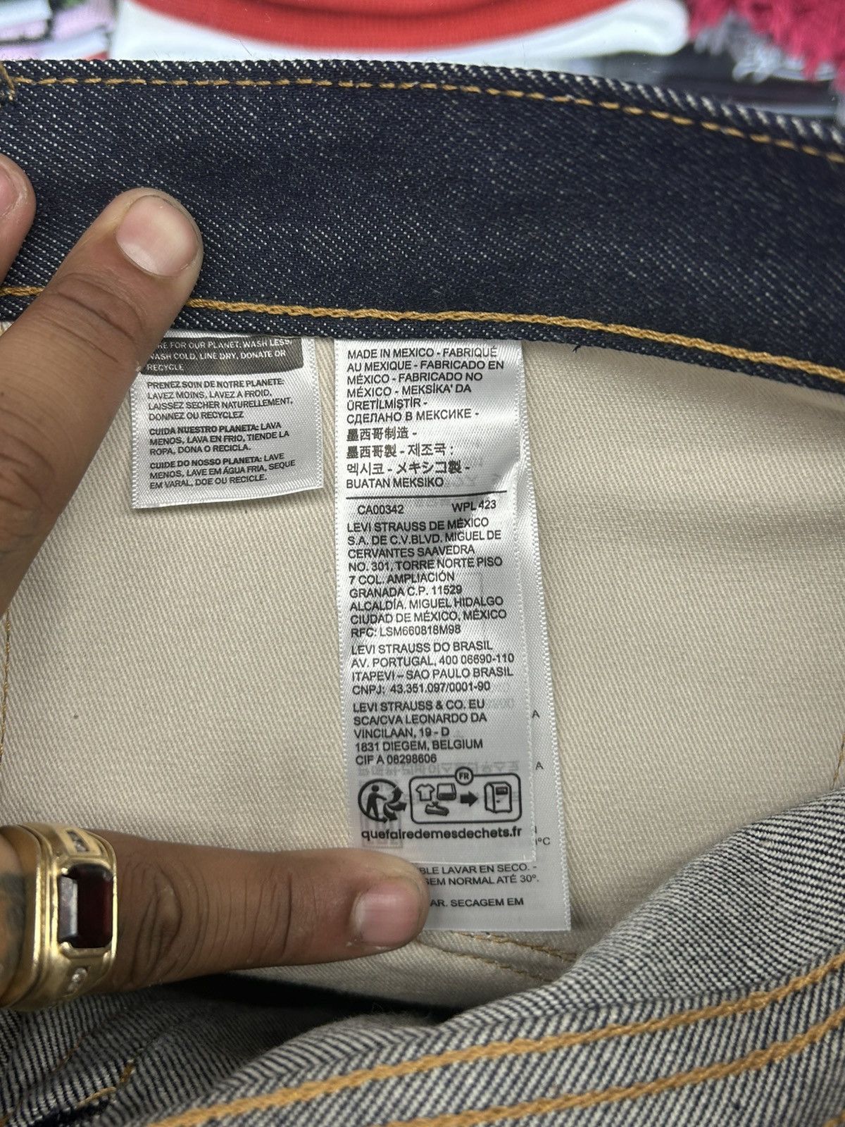 DENIM TEARS × Levi's Denim Tears x Levi's Cotton Wreath Size US 33 - 5 Thumbnail