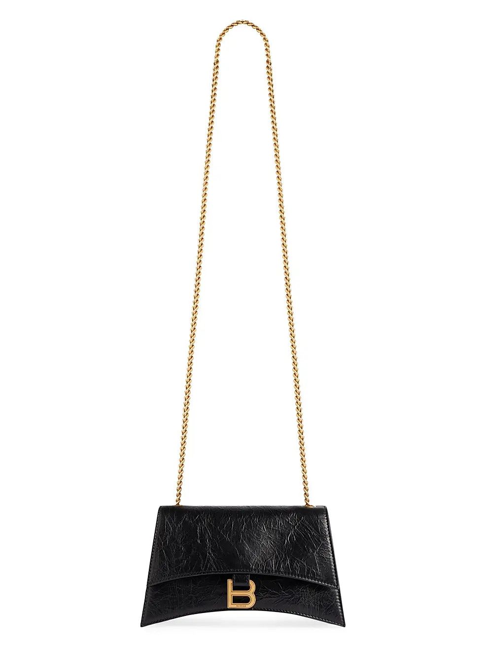 Balenciaga o1s1rm0226 Size: OS / Crush XS Crossbody Chain Bag in Black Size ONE SIZE - 3 Thumbnail