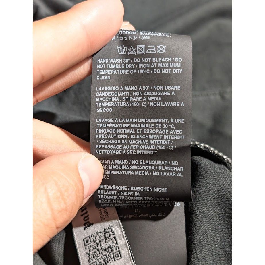 Palm Angels o1rshd1 Foggy PA Logo Over T-Shirt in Black / White Size US M / EU 48-50 / 2 - 18 Thumbnail