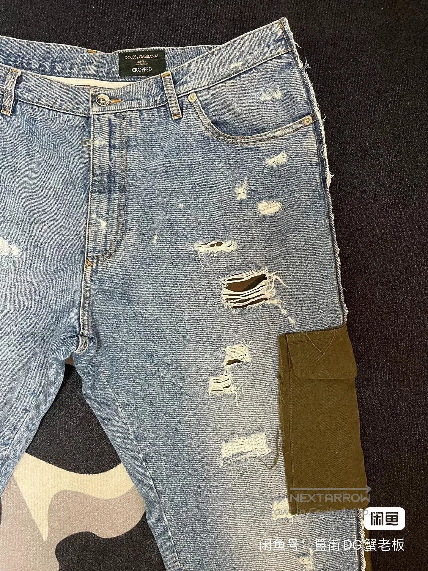 Dolce & Gabbana DG Casual Cargo Denim Pants. Size US 36 / EU 52 - 4 Thumbnail
