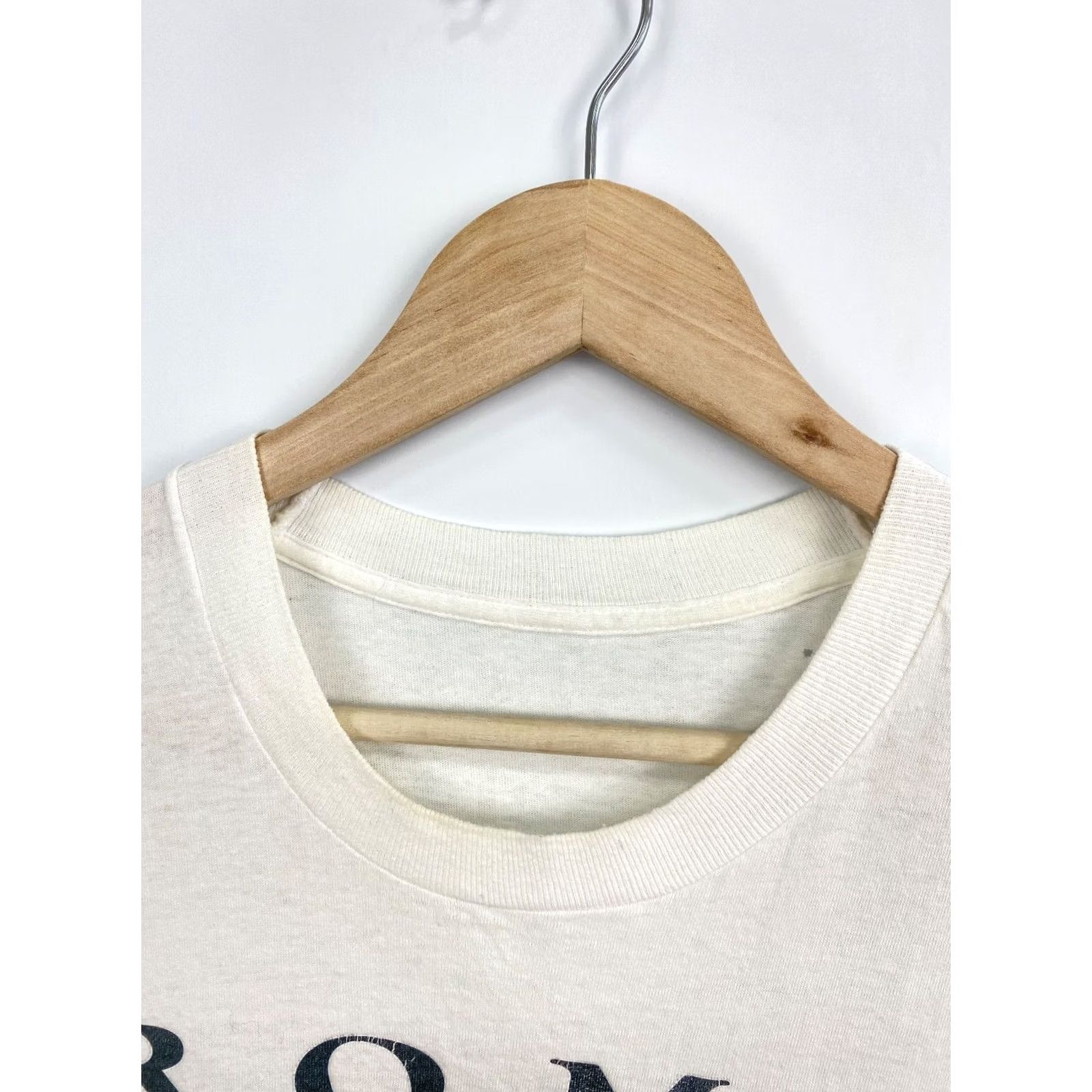 Fruit Of The Loom VINTAGE 90s Italy Roma Fontana Di Trevi T-Shirt Men L White 90s Pictures Cracked Hole Fontana Di Trevi Style Shirts Size US L / EU 52-54 / 3 - 7 Thumbnail