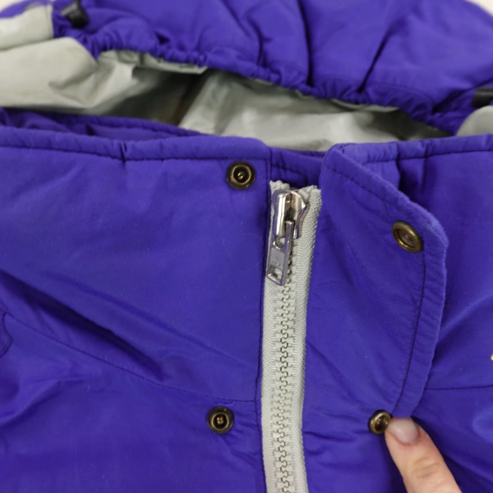 Vintage VINTAGE LL Bean Jacket Mens XL Blue Parka 90s Quilted Puffer Lined Zip Hoodie Waterproof Windproof Full Zip Outdoors Coat Size US XL / EU 56 / 4 - 4 Thumbnail