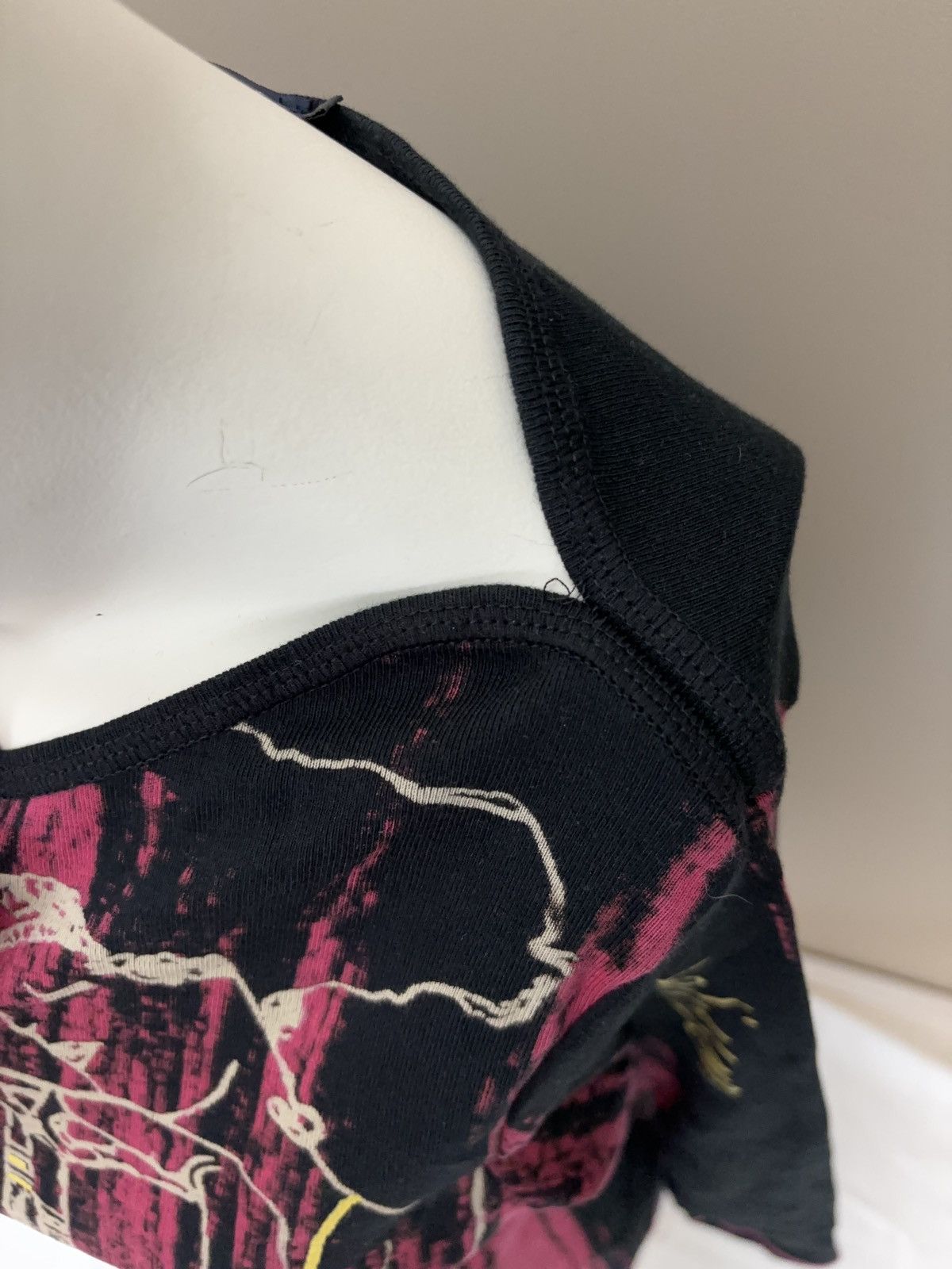 Vintage Printed Woman Avant garde Art Vintage Long sleeve top Size L / US 10 / IT 46 - 7 Thumbnail