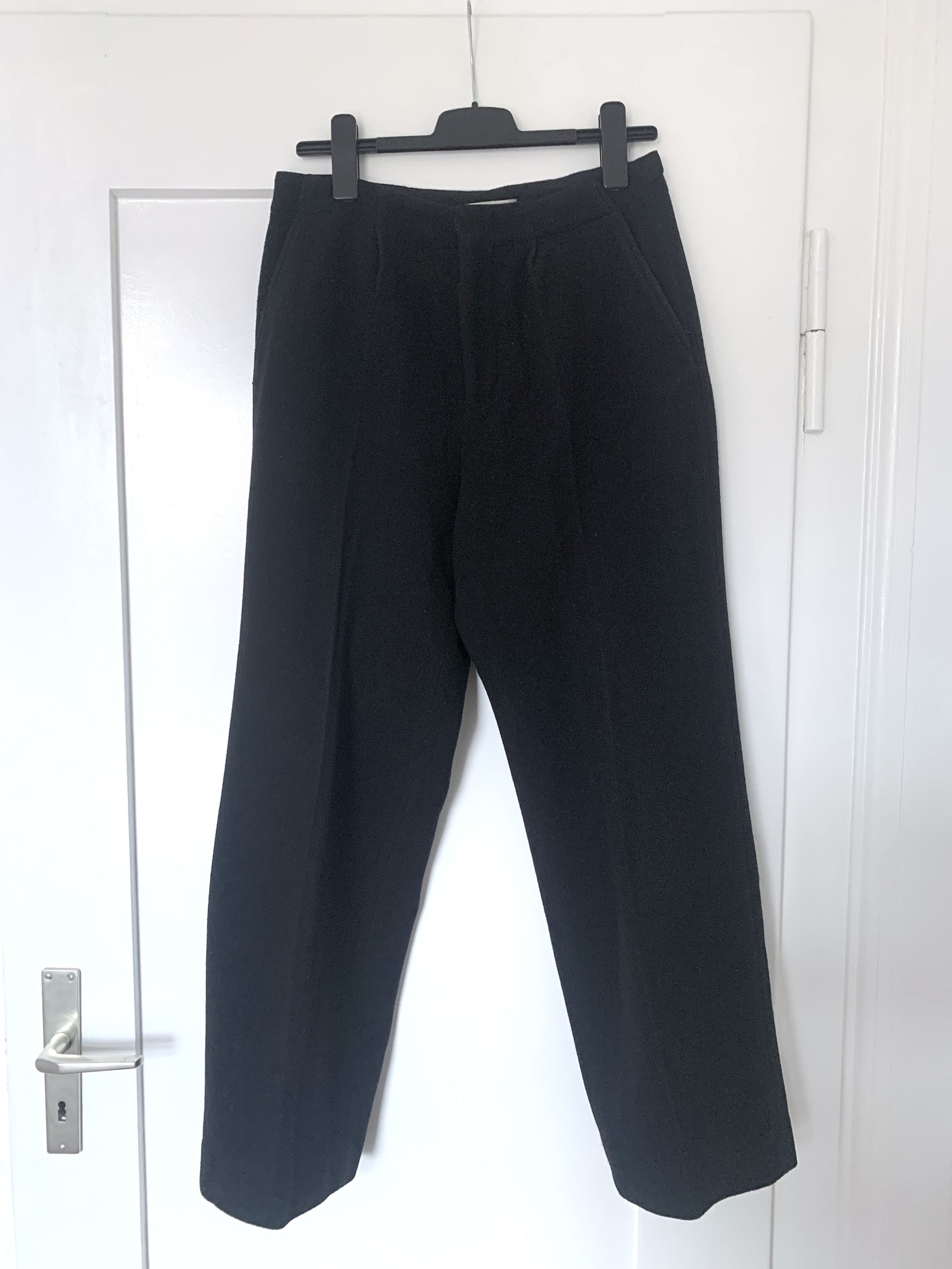 パンツ OUR LEGACY Borrowed Chino Black Melton Borrowed Chino