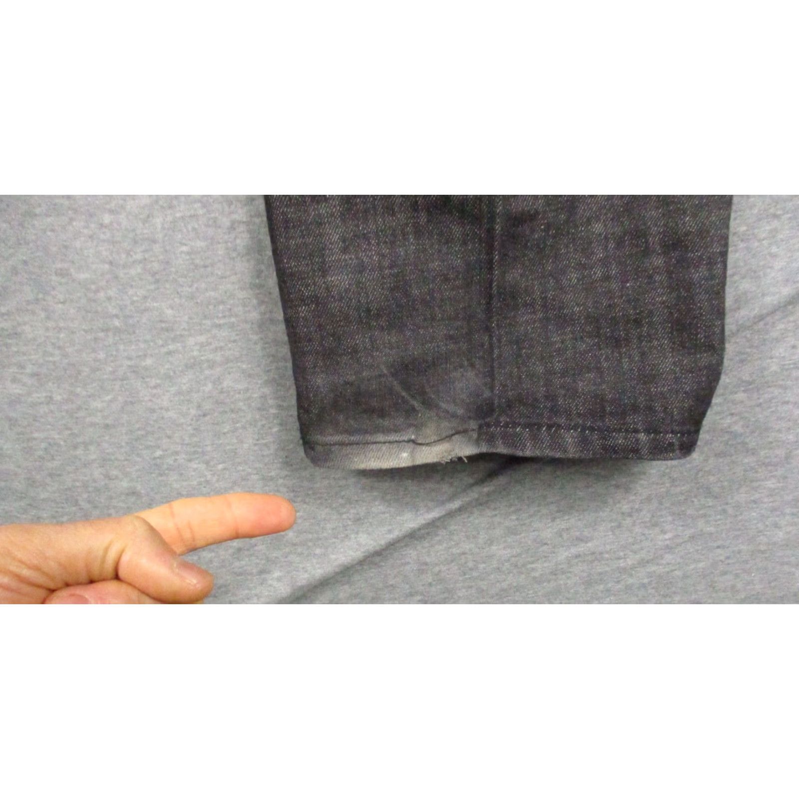 Vintage Echo 714 Jeans Mens Straight Fit 36 Black Denim 5-Pocket Regular Zip Fly Dark Wash Vintage No Size US 36 / EU 52 - 7 Thumbnail