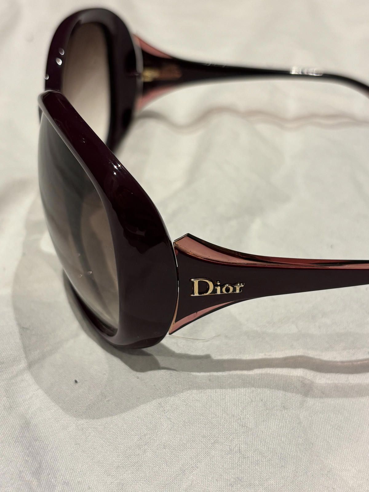 Dior Dior - Purple Oversized Sunglasses with Gradient Lenses Size ONE SIZE - 3 Thumbnail
