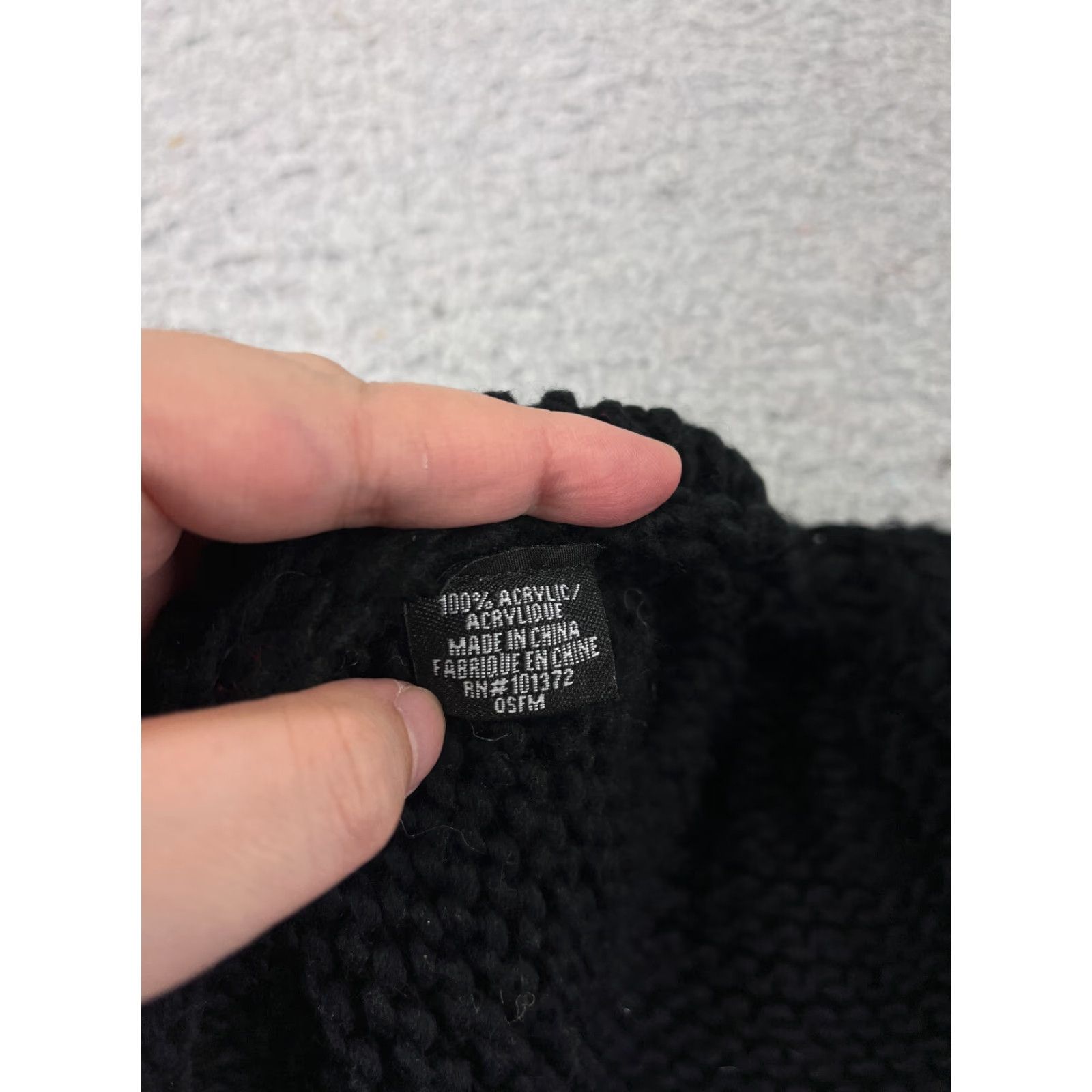 Vintage Putnam Sourcing Group Beanie Women One Size Black Knit 100% Acrylic Ski Hat/Cap Beanie Size ONE SIZE - 5 Thumbnail