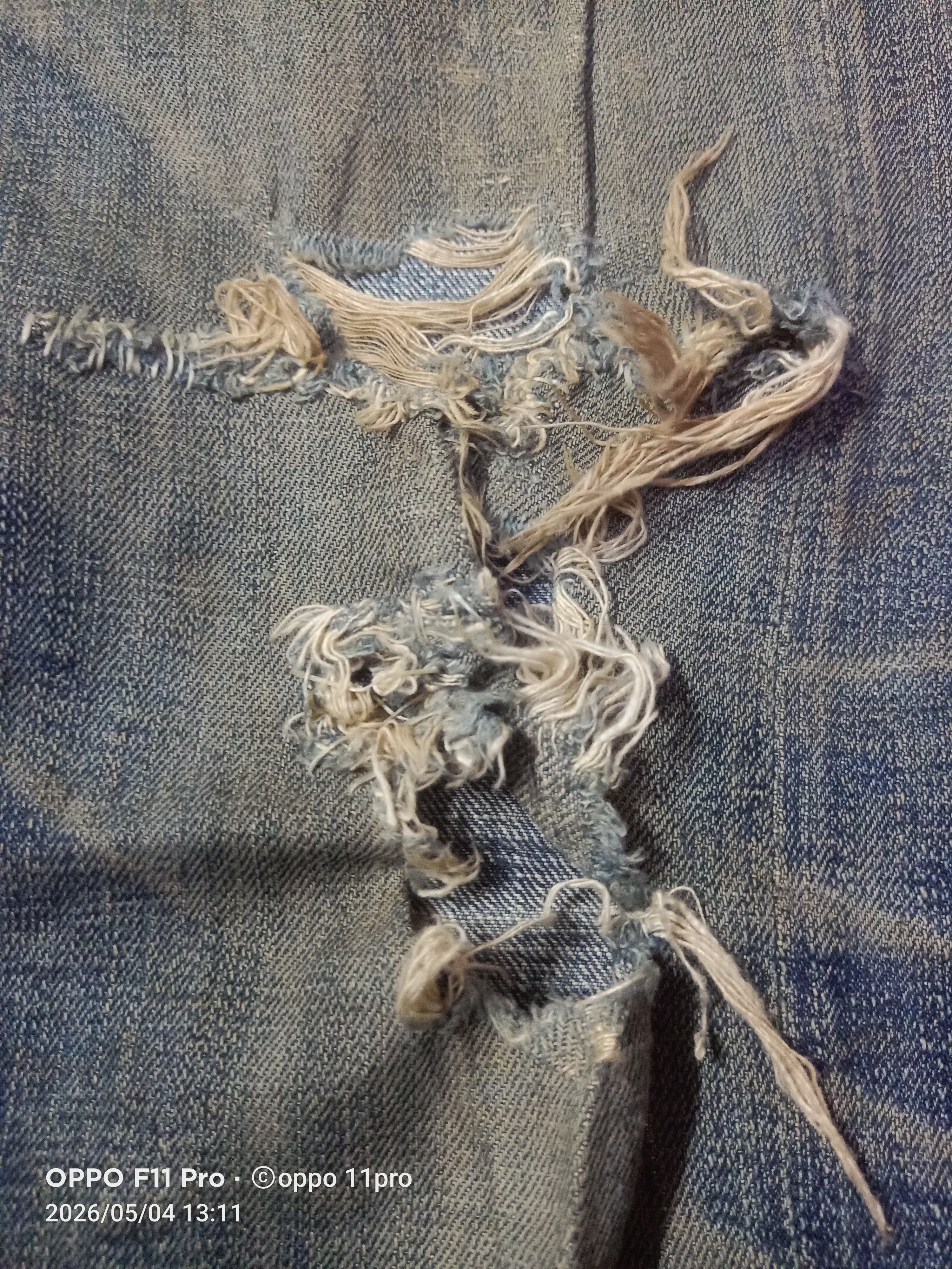 Oni Oni Denim 14oz Pure Blue Distressdenim Redselved Size US 30 / EU 46 - 15 Thumbnail
