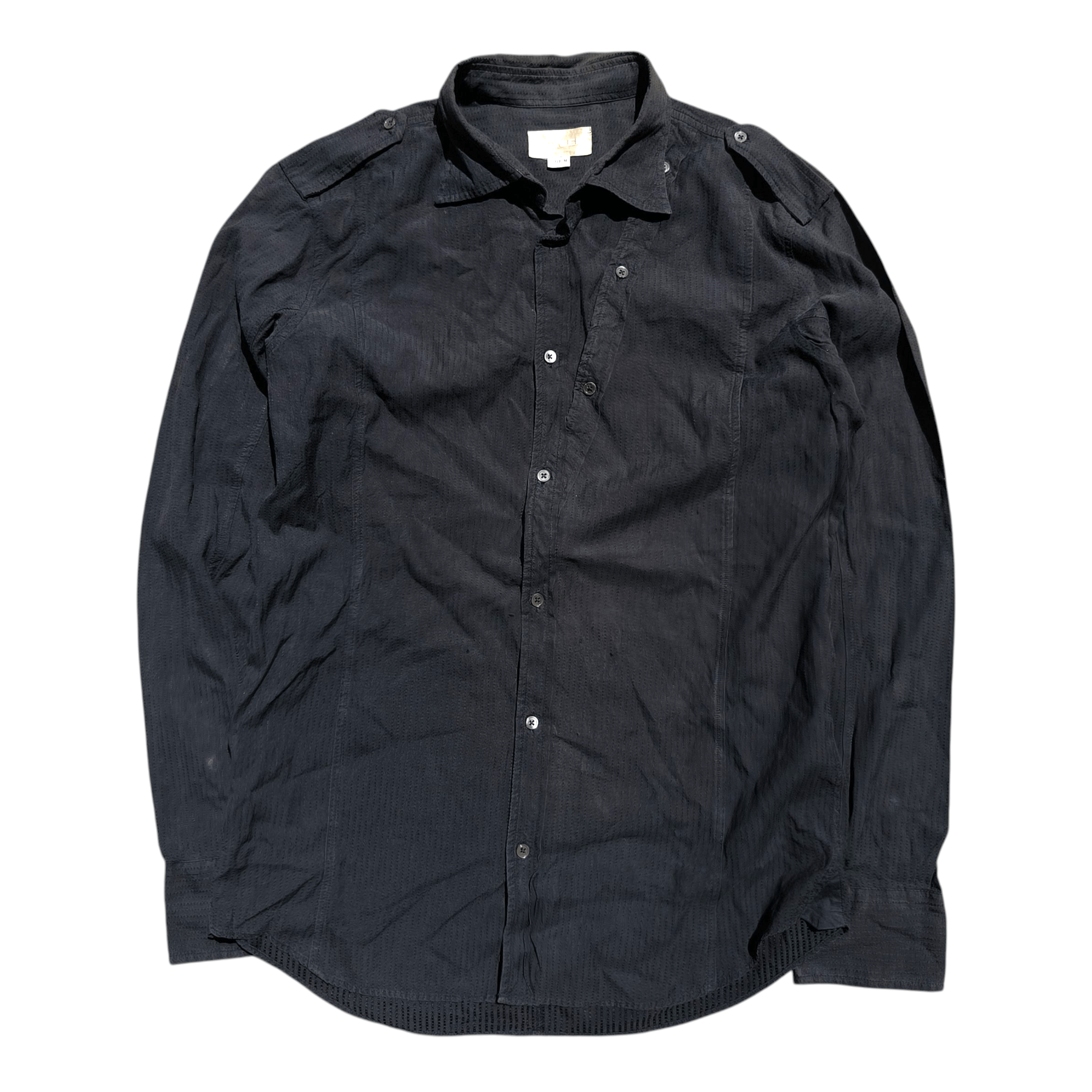 Diesel Vintage 2000s Diesel Asymmetrical Shirts Size US M / EU 48-50 / 2 - 1 Thumbnail