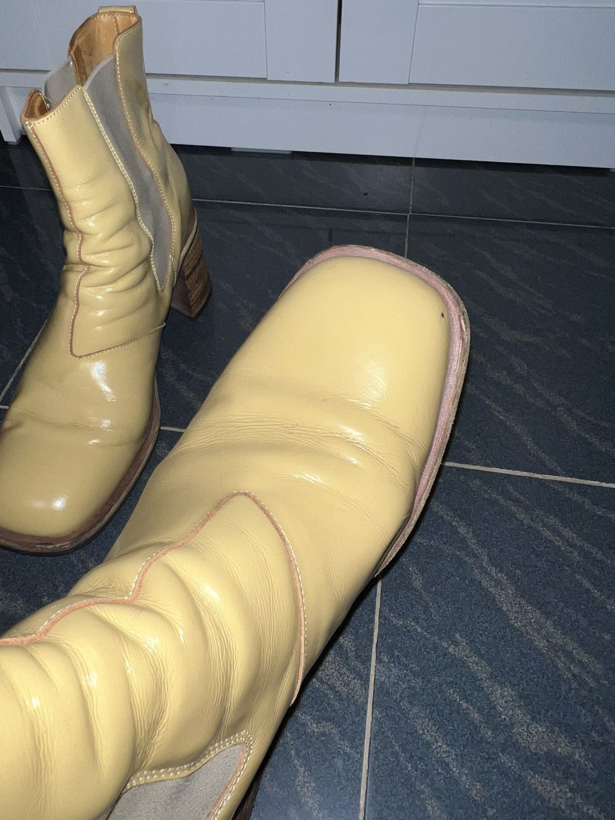 Our Legacy Our Legacy high heel boots with square toes Size US 13 / EU 46 - 10 Thumbnail