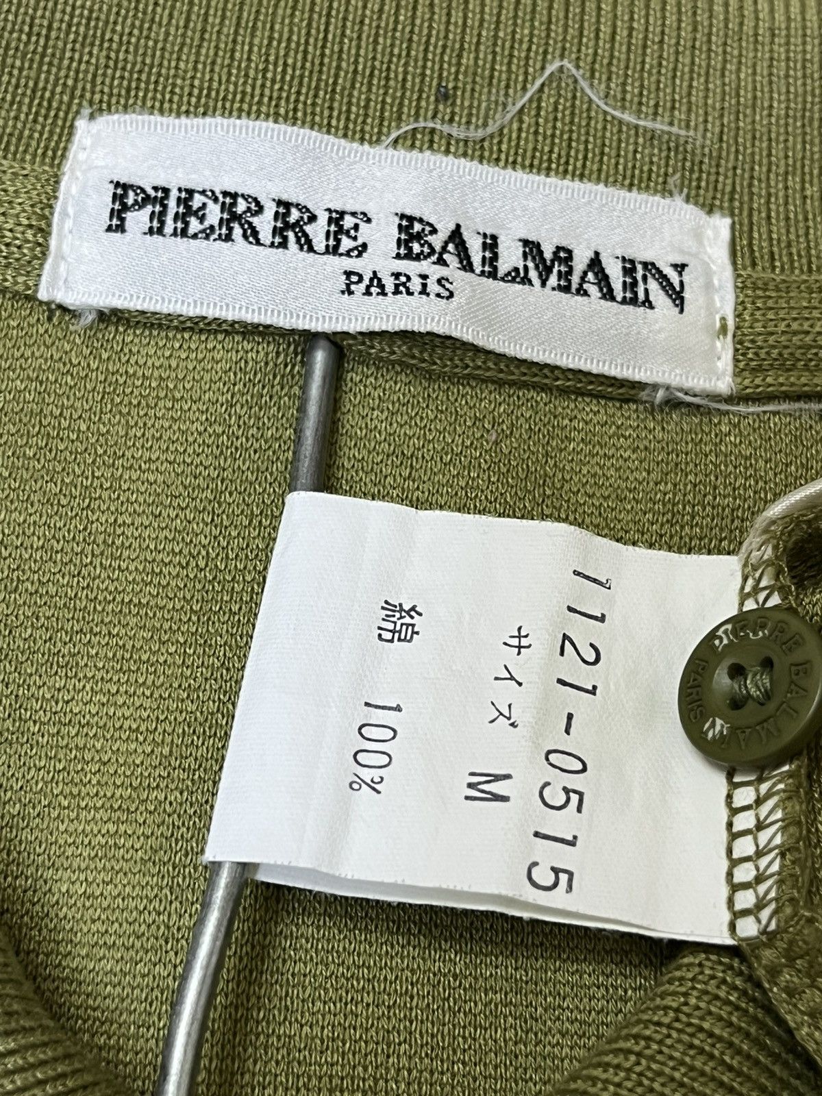 Balmain GRAIL🔥VINTAGE PIERRE BALMAIN POCKET POLO SHIRT Size US M / EU 48-50 / 2 - 12 Thumbnail