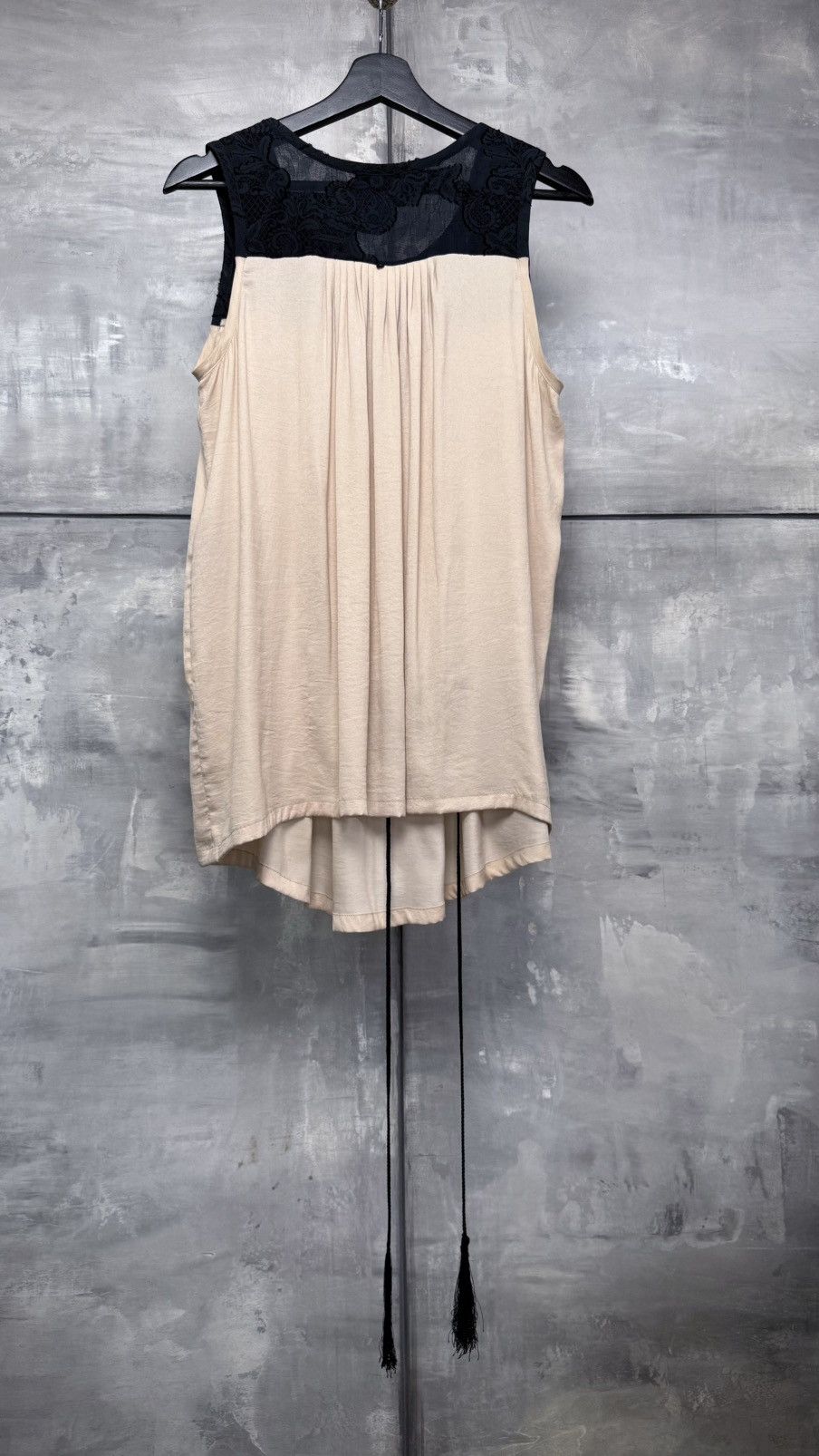 Ann Demeulemeester Silk top with lace 36-40 Size XS / US 0-2 / IT 36-38 - 3 Thumbnail