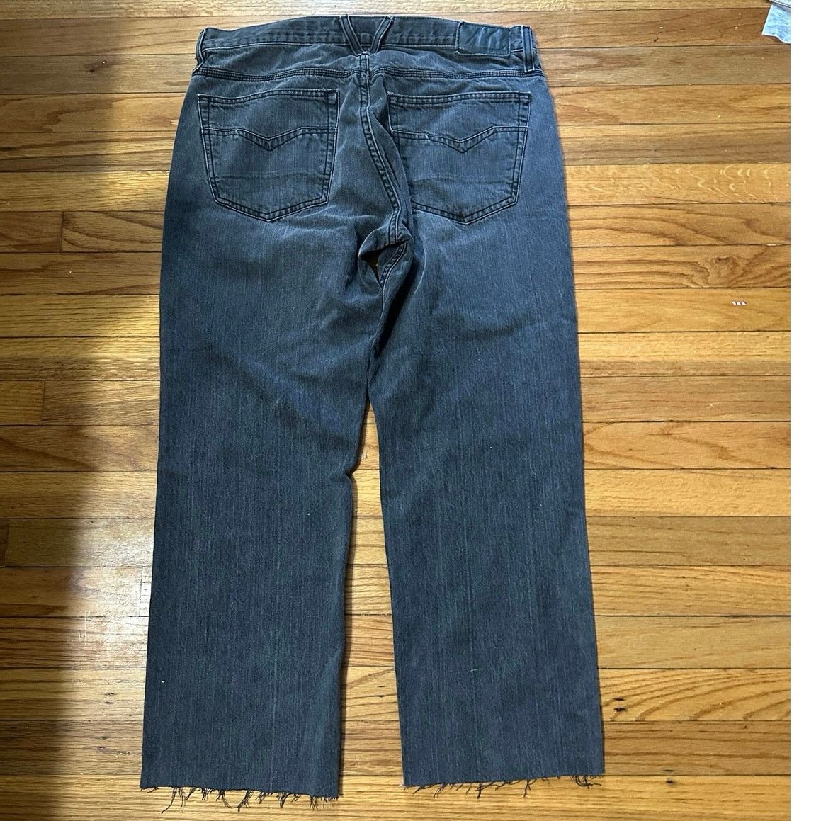 Harley Davidson Harley Davidson Dark Wash Fray Hem Jeans Size US 36 / EU 52 - 6 Thumbnail