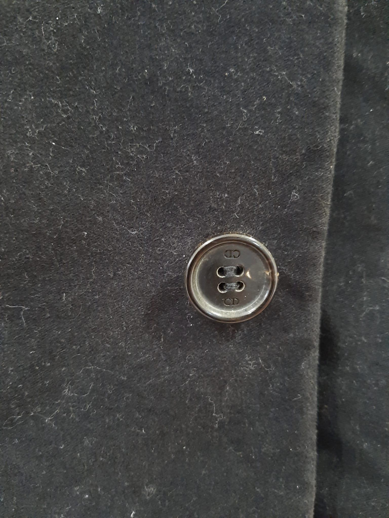 Dior × Hedi Slimane Dior FW03 "Luster" Wool Moleskin Napoleon Military Vest Size US M / EU 48-50 / 2 - 10 Thumbnail
