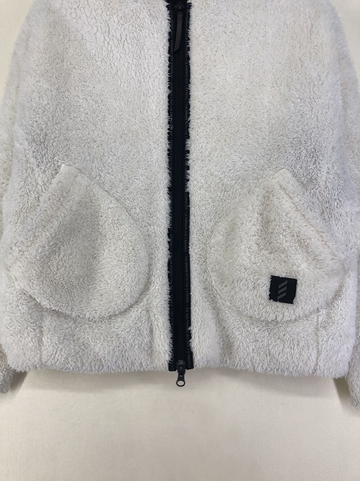 Adidas Adidas Adicross Fleece White Jacket Size US M / EU 48-50 / 2 - 12 Thumbnail