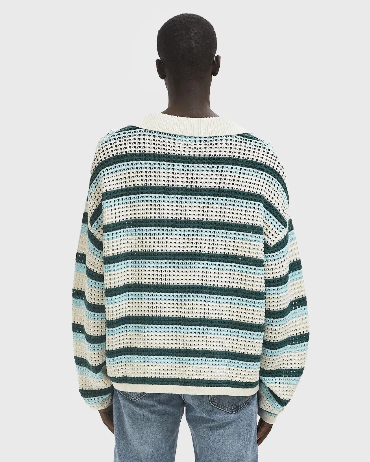 Daily Paper Daily Paper CROCHET V-NECK SWEATER SZ XL Size US XL / EU 56 / 4 - 4 Thumbnail