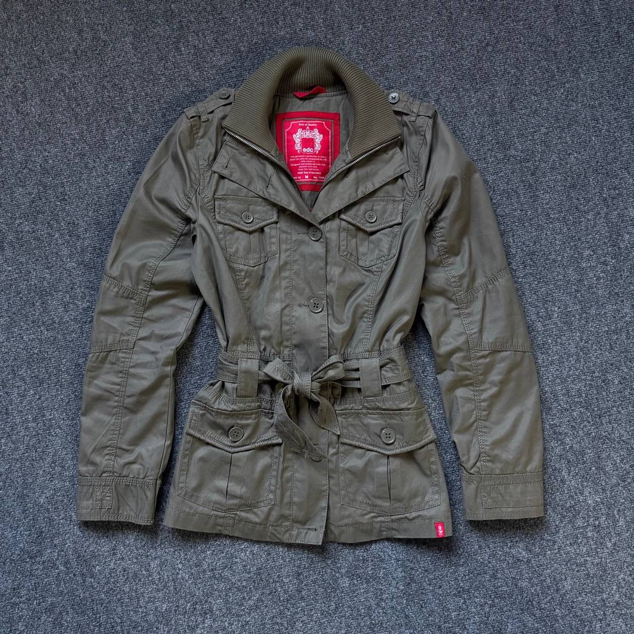 20471120 VTG Women’s EDS Trench Light Jacket Size M Y2K 00s USA Grung Size M / US 6-8 / IT 42-44 - 2 Thumbnail