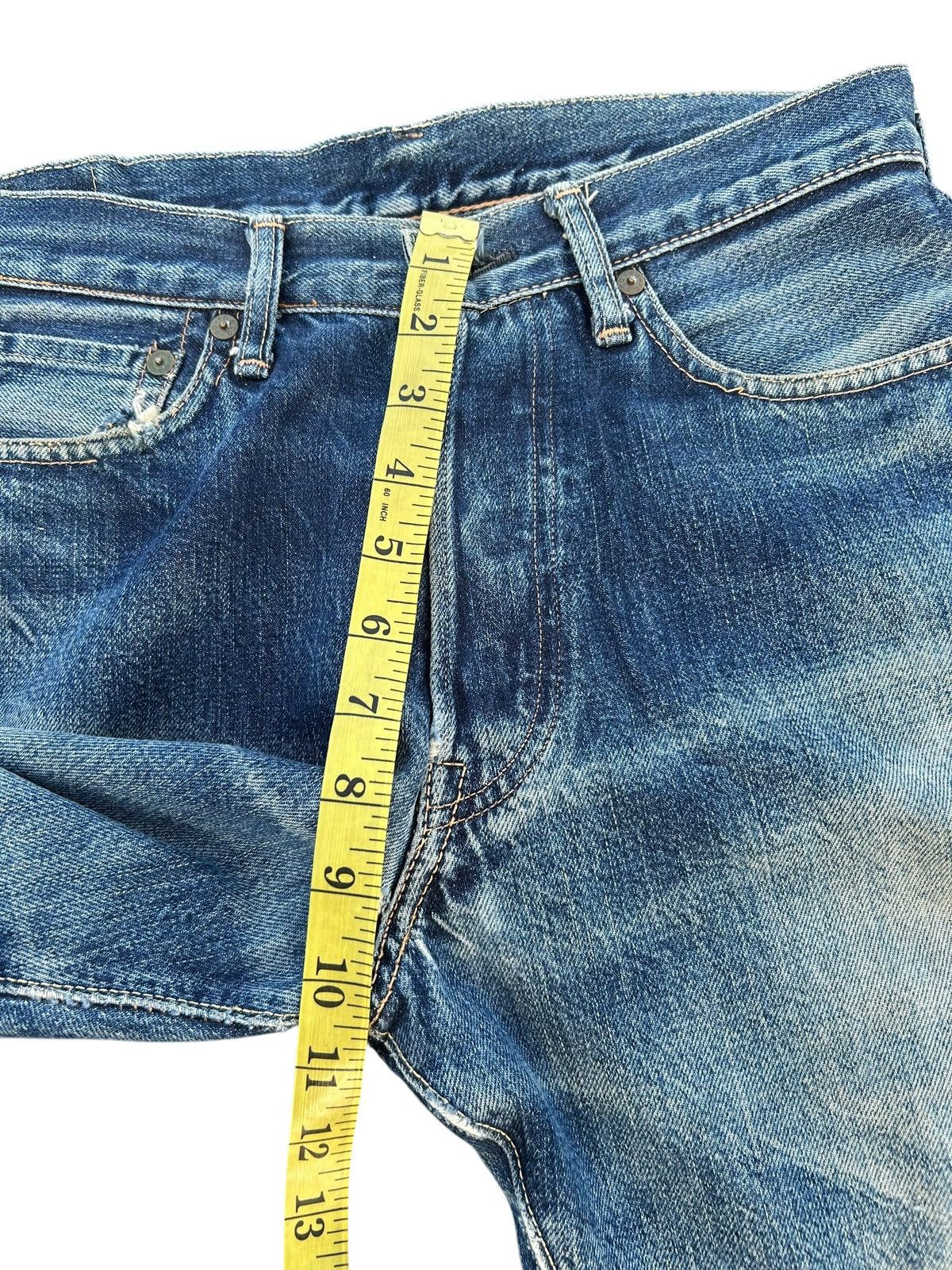Full Count & Co. × Kapital × Vintage Vintage Full Count Selvedge Distressed Denim Jeans Size US 29 - 21 Thumbnail