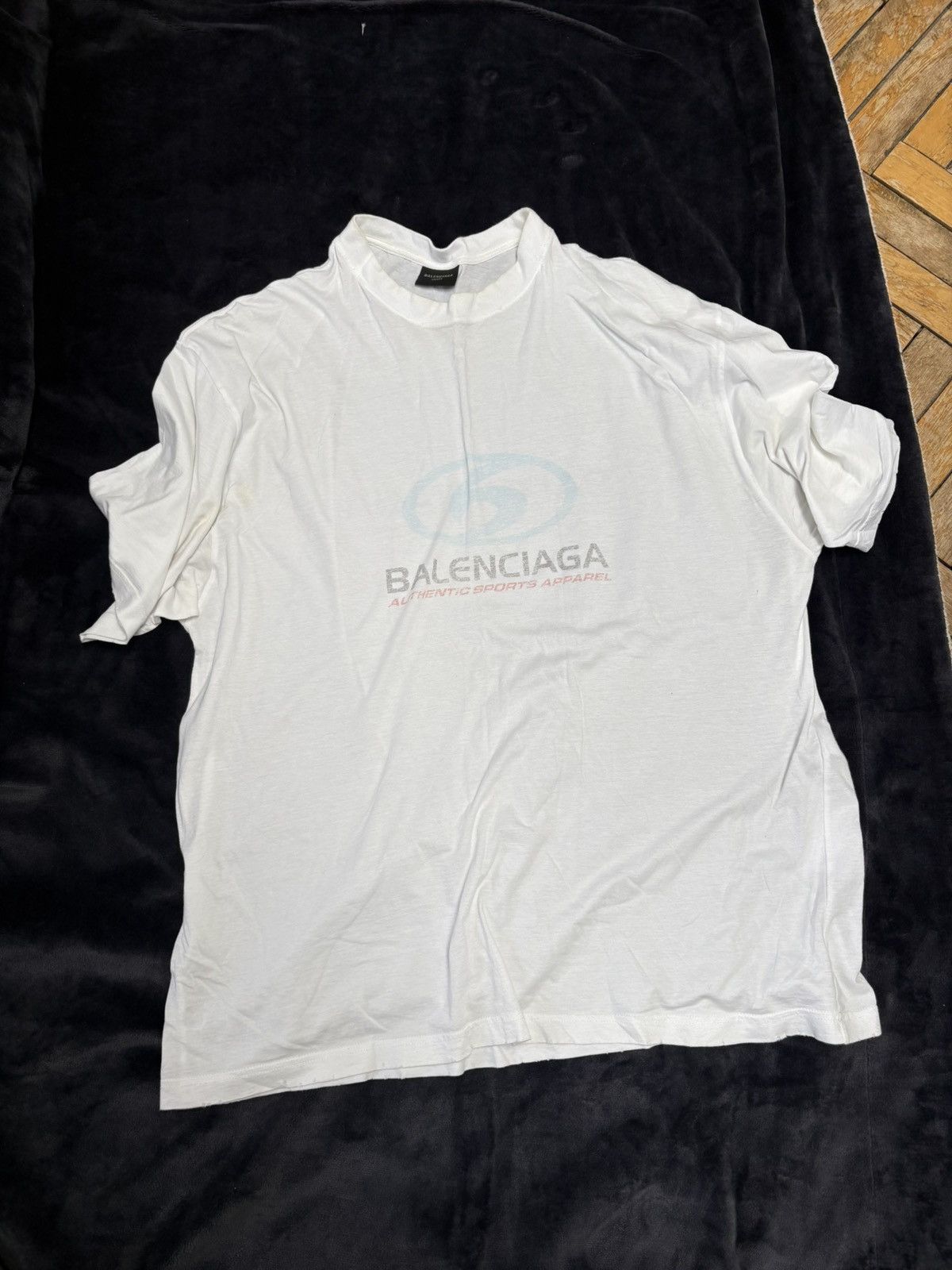 Balenciaga Balenciaga White T/Shirt Size US M / EU 48-50 / 2 - 1 Thumbnail