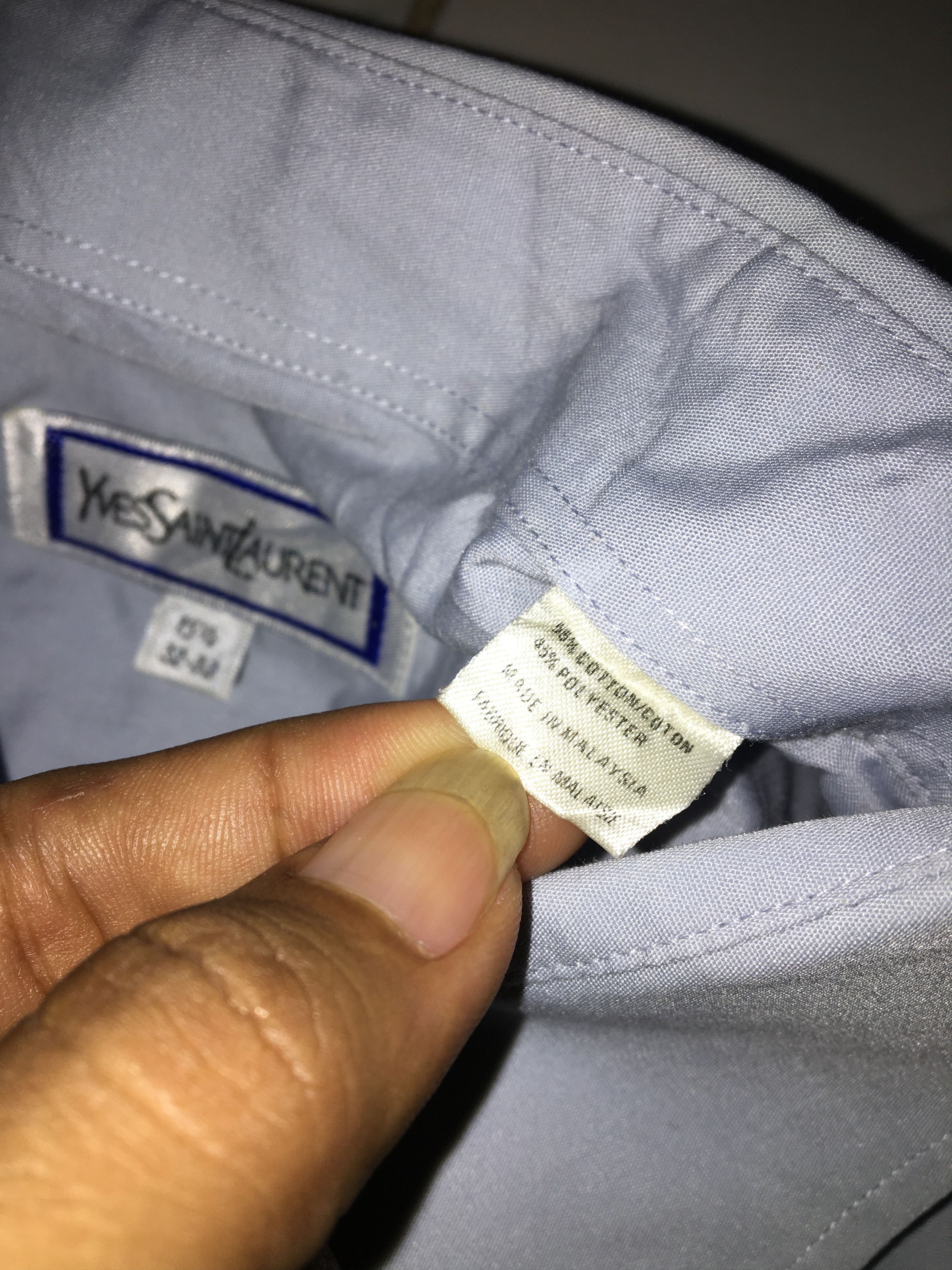 Yves Saint Laurent Yves Saint Laurent Button Ups Size US L / EU 52-54 / 3 - 5 Thumbnail