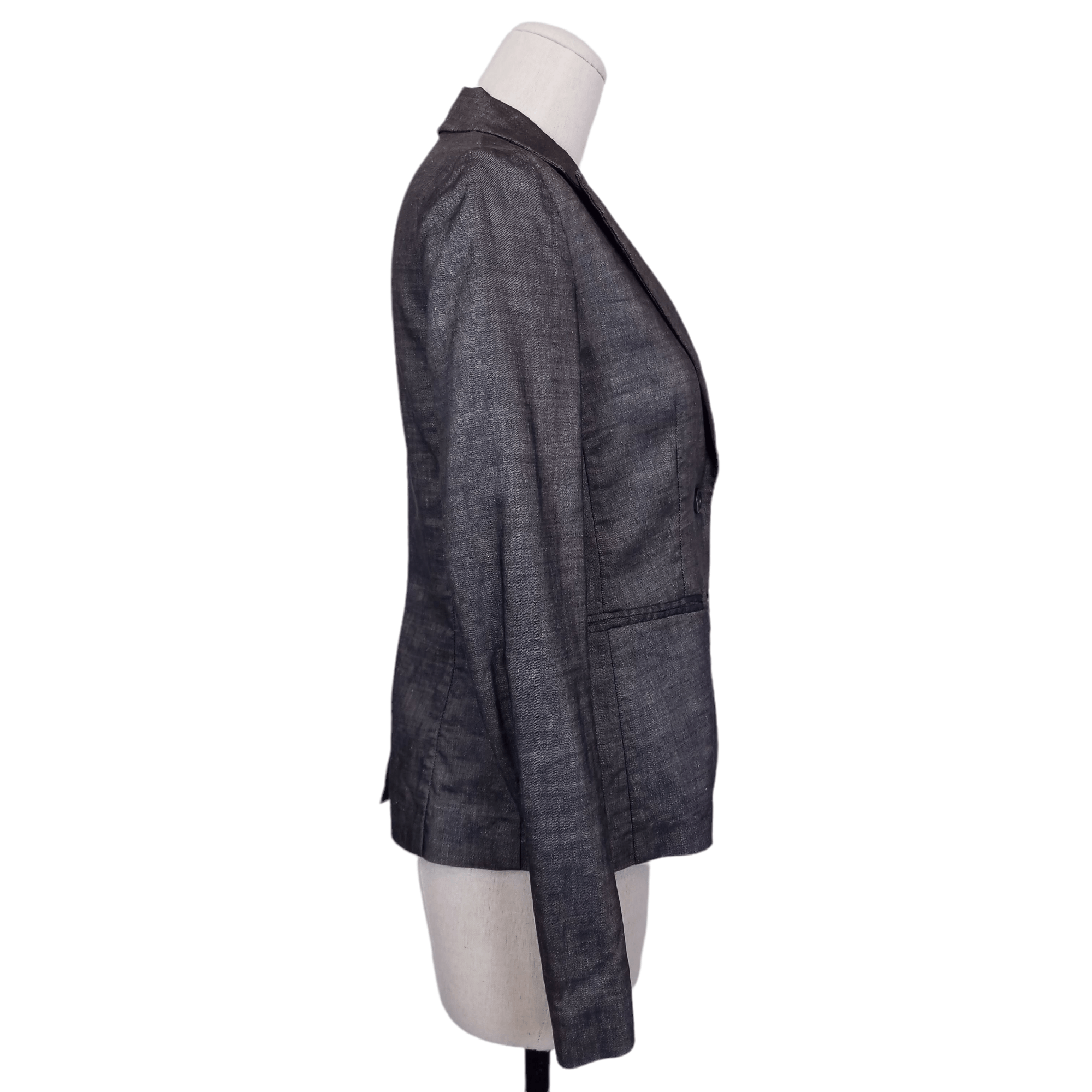 Theory Wool & Linen Blend Blazer Size XS / US 0-2 / IT 36-38 - 4 Thumbnail