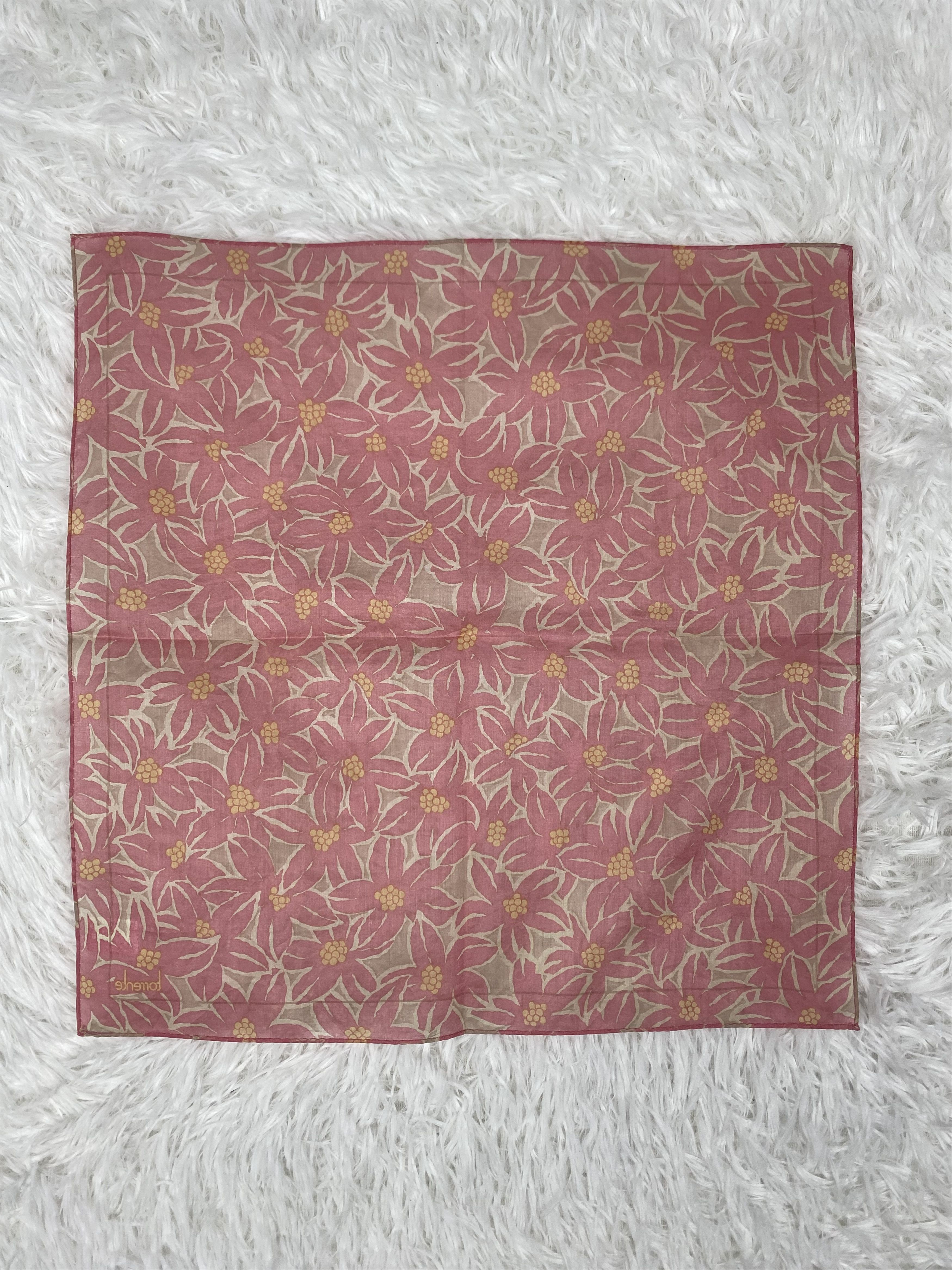 Designer × Vintage Vintage Torentte Handkerchief Neckerchief PH0786 Size ONE SIZE - 4 Thumbnail