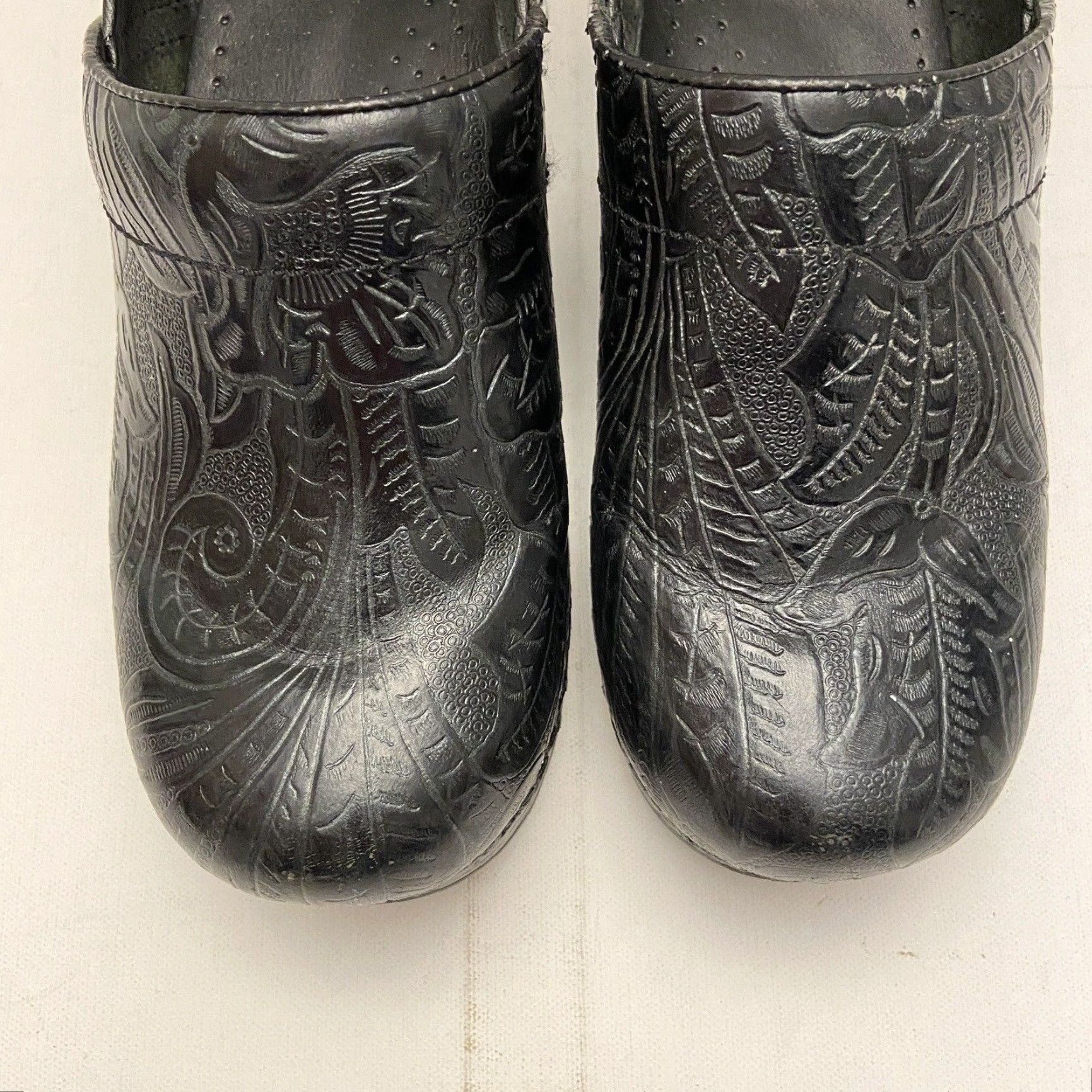 Dansko Dansko Black Floral Pattern Women’s 39 906020202 Size ONE SIZE - 3 Thumbnail