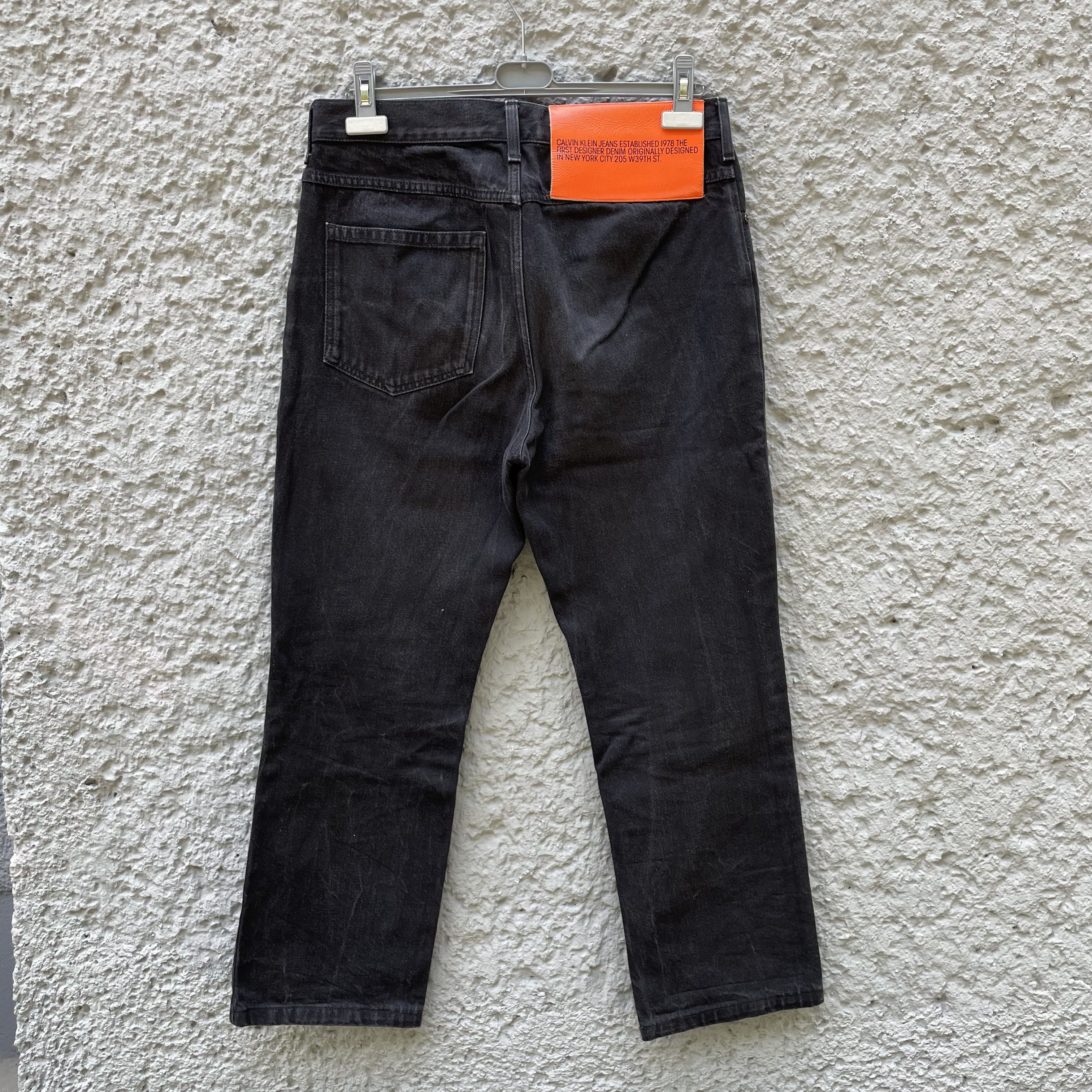 Calvin Klein 205W39NYC Calvin Klein 205w39nyc Raf Simons Black Denim Jeans Size US 34 / EU 50 - 2 Thumbnail