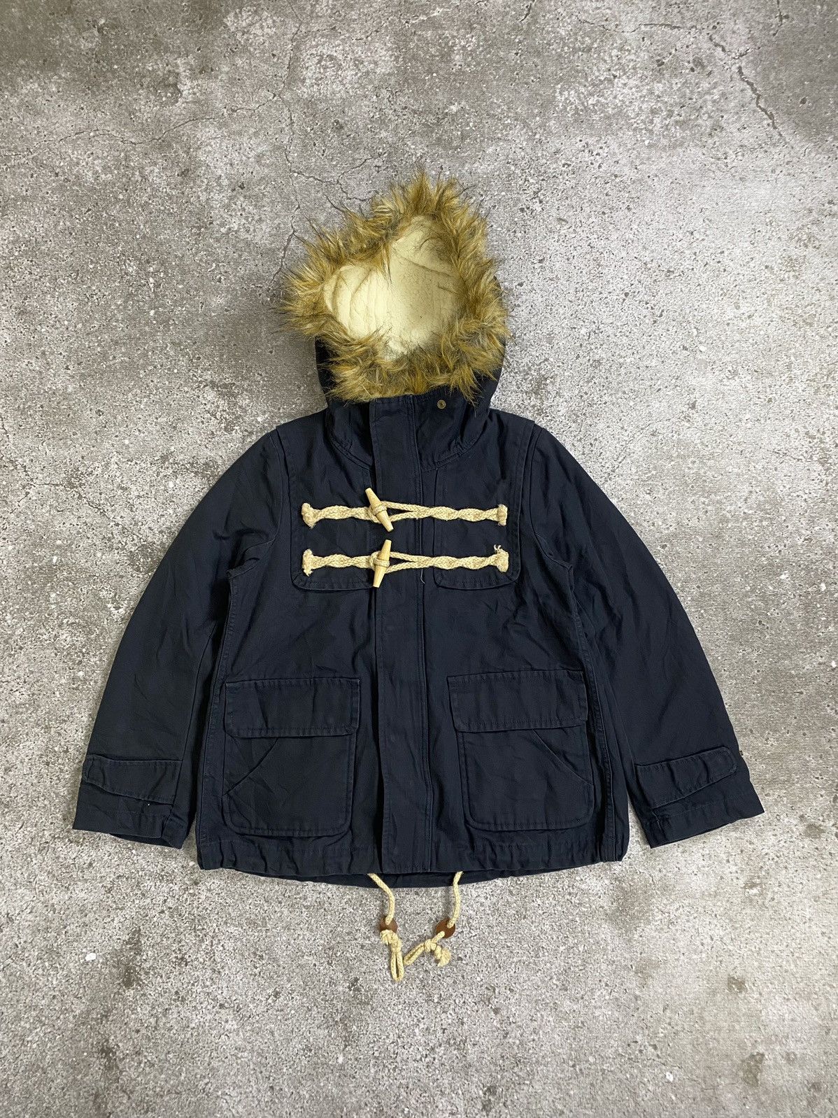 If Six Was Nine × Japanese Brand × Le Grande Bleu (L.G.B.) 2000s RNA Fur jacket Size US M / EU 48-50 / 2 - 1 Thumbnail