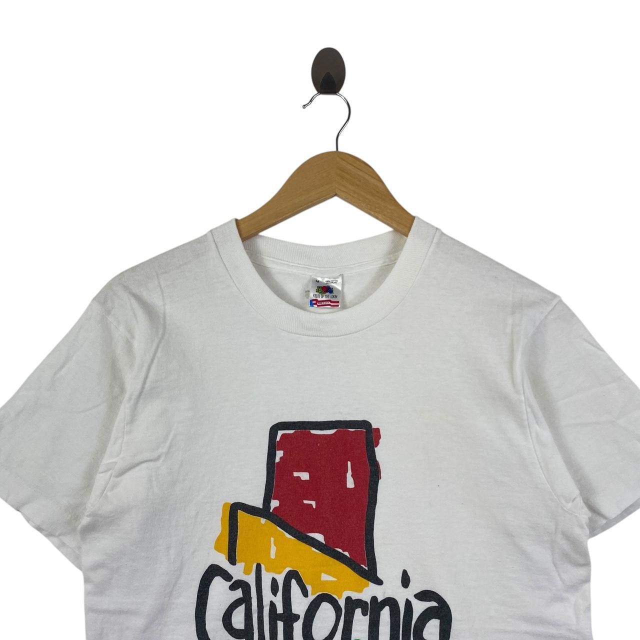 Vintage Vintage 1990 CALIFORNIA ILLUSTRATION ARTWORK Tee Shirt Top Size US M / EU 48-50 / 2 - 2 Thumbnail