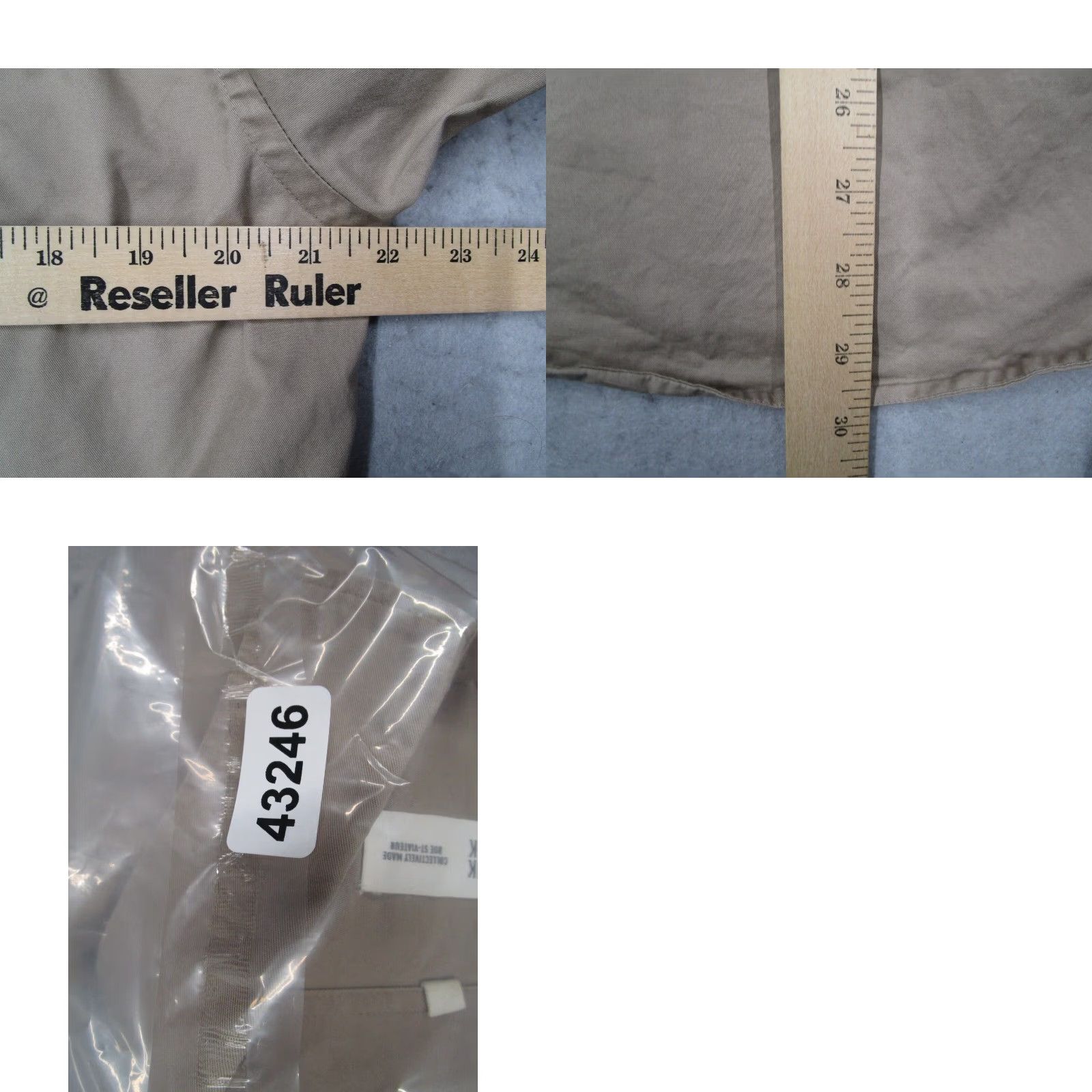 Vintage Frank & Oak Men's Beige Long Sleeve Button Up Shirt Large Cotton Casual Workwear Size US L / EU 52-54 / 3 - 8 Thumbnail