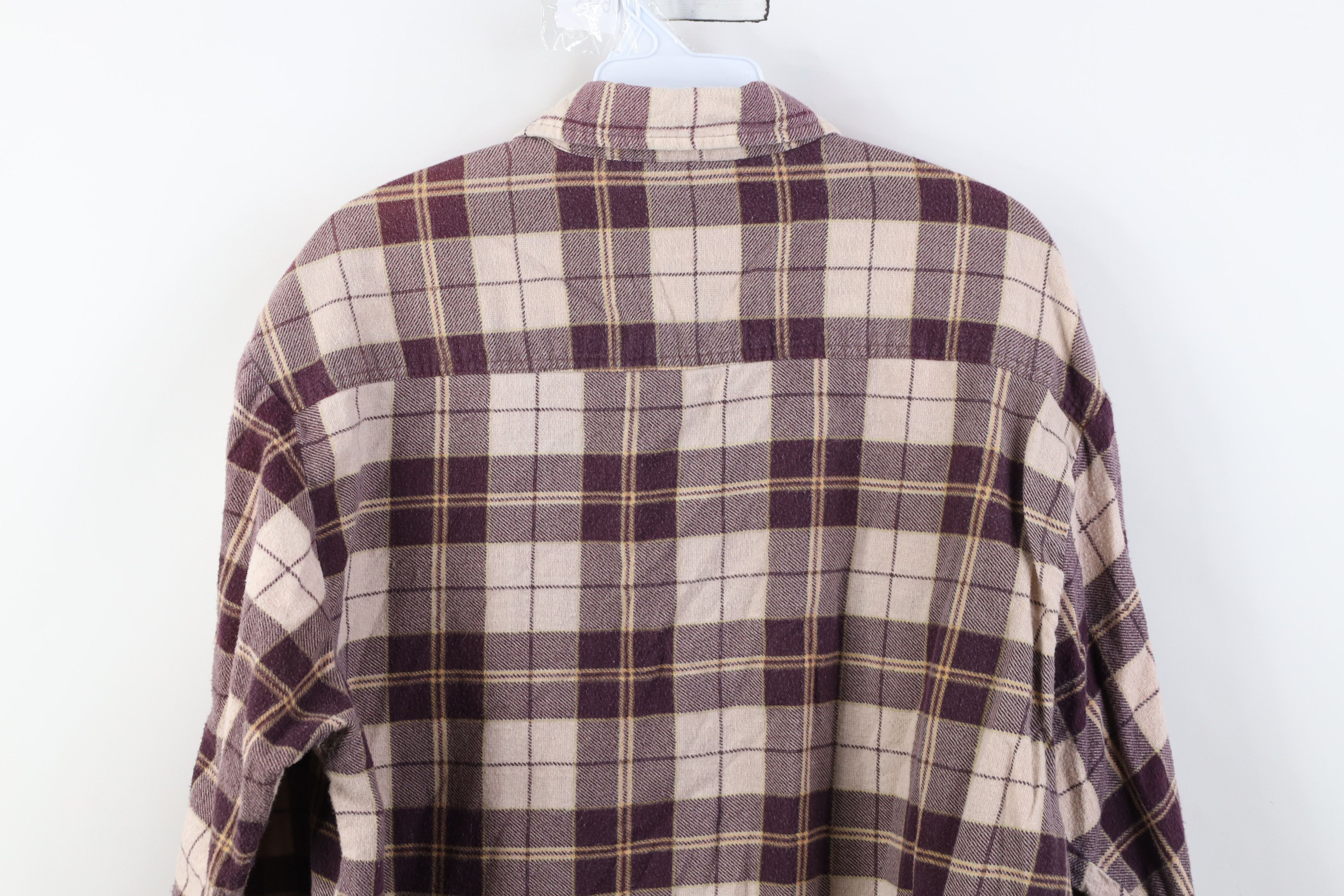 Vintage Vintage 90s Streetwear Flannel Collared Button Shirt Plaid Size US L / EU 52-54 / 3 - 11 Thumbnail