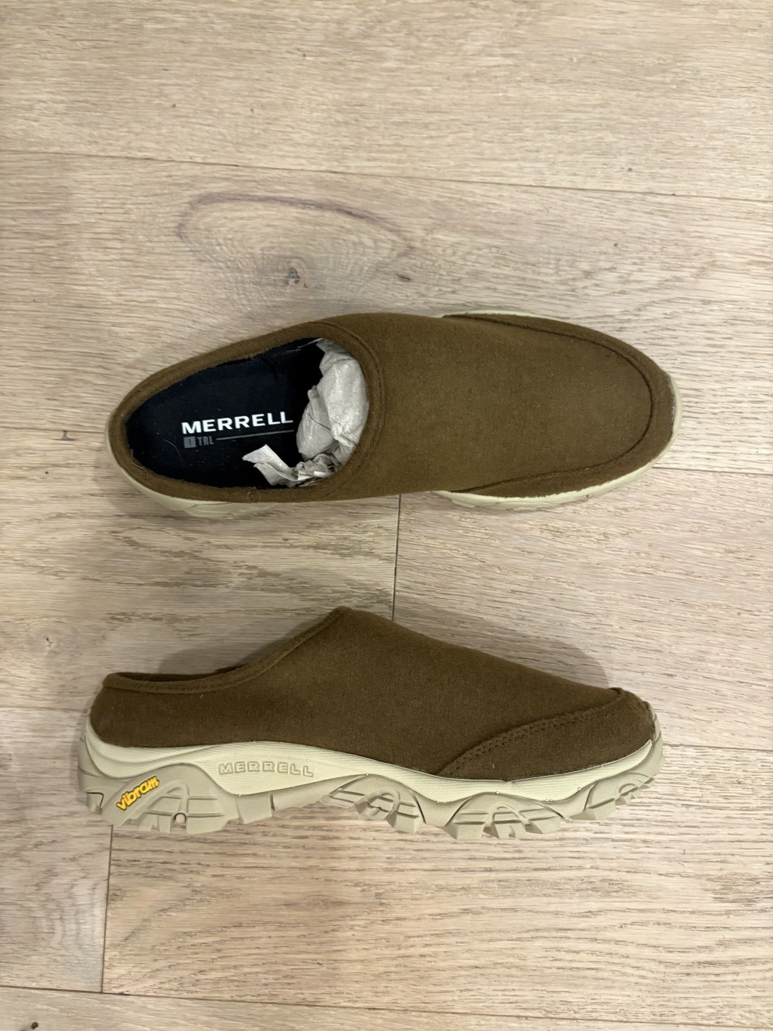 Merrell 1TRL Merrell 1TRL Jungle Moc Crafted - Wool/Felt - Brown-12 Size US 11 / EU 44 - 1 Thumbnail