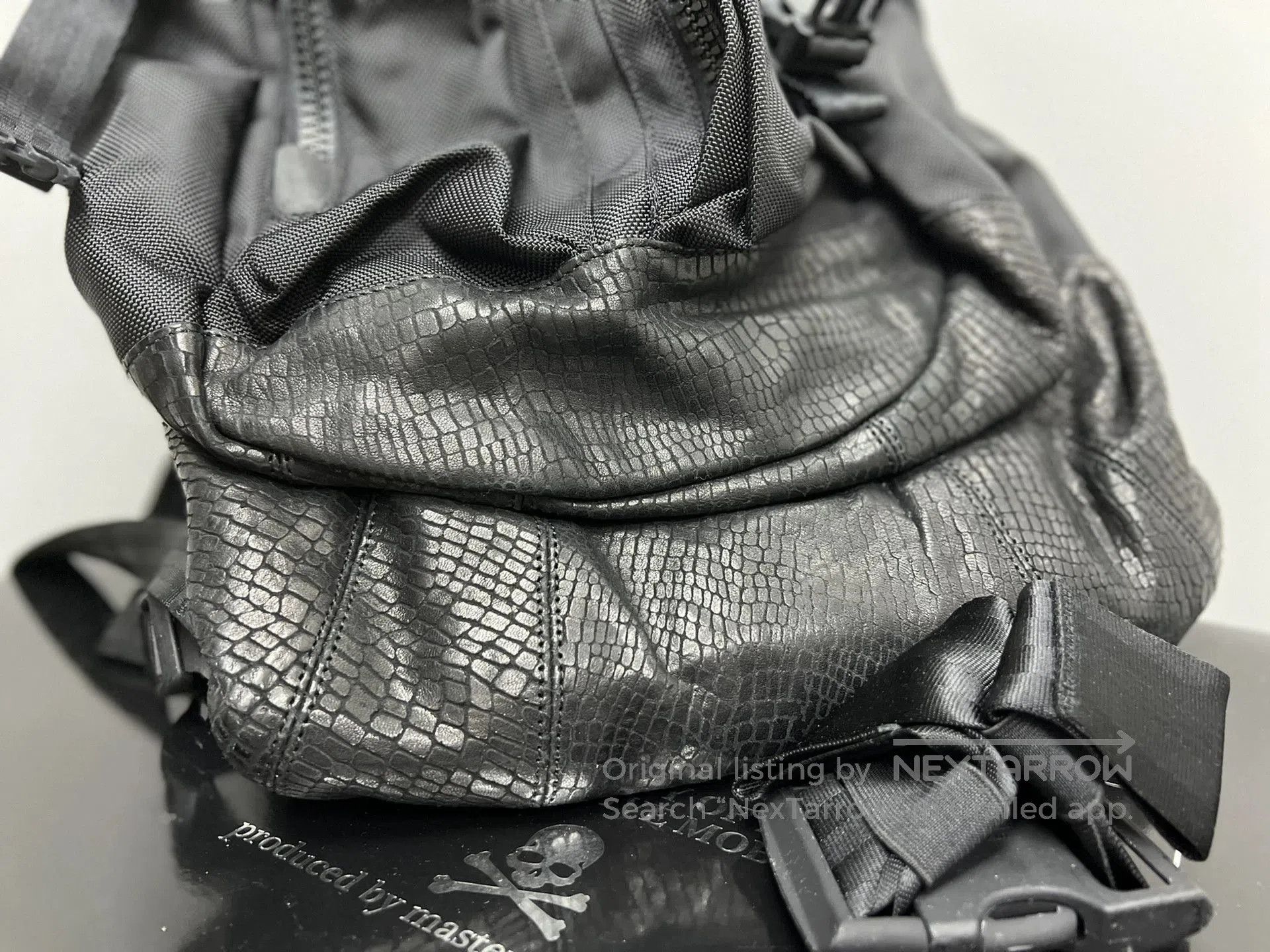 Visvim Black Backpack with Textured Accents. Size ONE SIZE - 8 Thumbnail