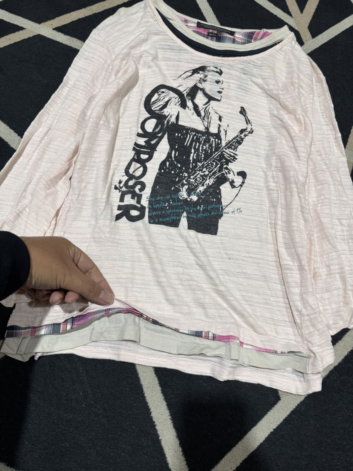 Hysteric Glamour Composer Layared Long Sleeve Japanese 2000s Styled Size US M / EU 48-50 / 2 - 2 Thumbnail