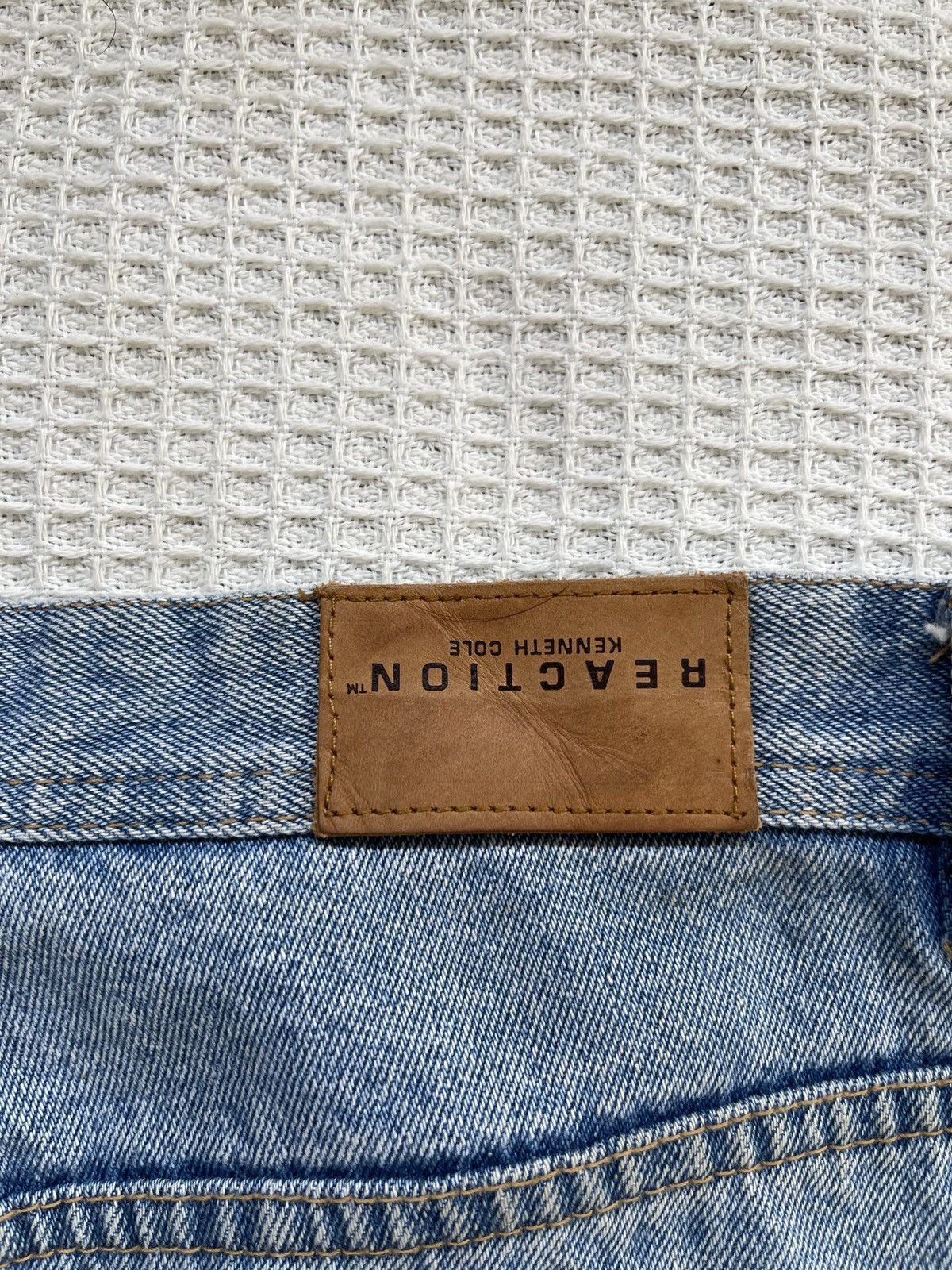 JNCO × Kenneth Cole × Southpole Last Drop🔥🔥Vtg Reaction Kenneth Cole Light Blue Baggy Jeans Size US 34 / EU 50 - 7 Thumbnail
