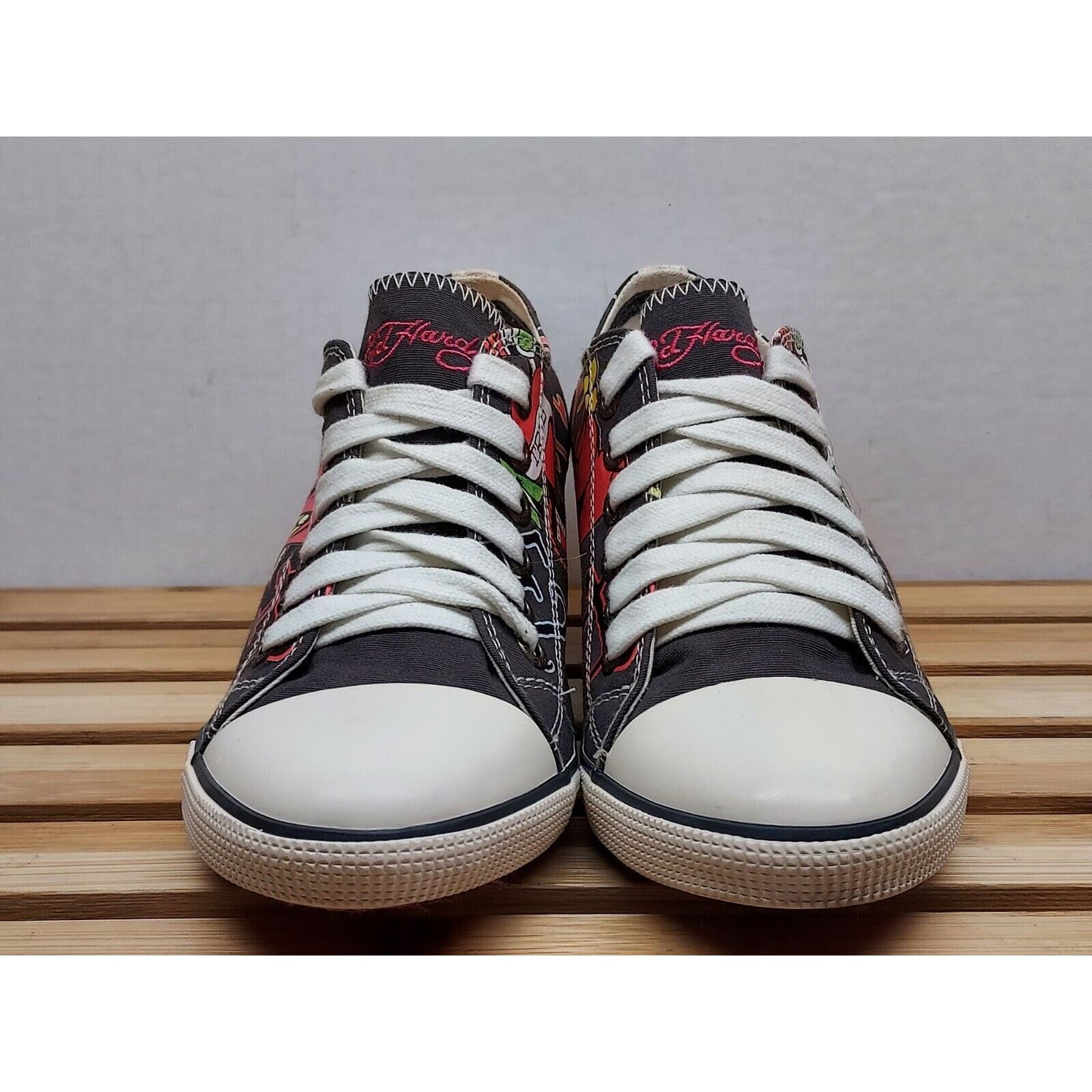Ed Hardy Ed Hardy Womens | Black | Bret Wedge Fashion Sneaker Size 8 Size US 8 / IT 38 - 5 Thumbnail
