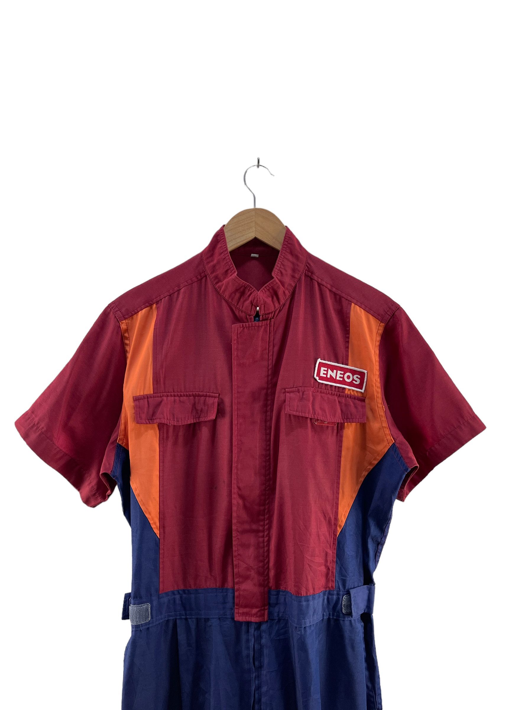 Japanese Brand Vintage 90s Eneos Overall Racing Team Size US 32 / EU 48 - 8 Thumbnail
