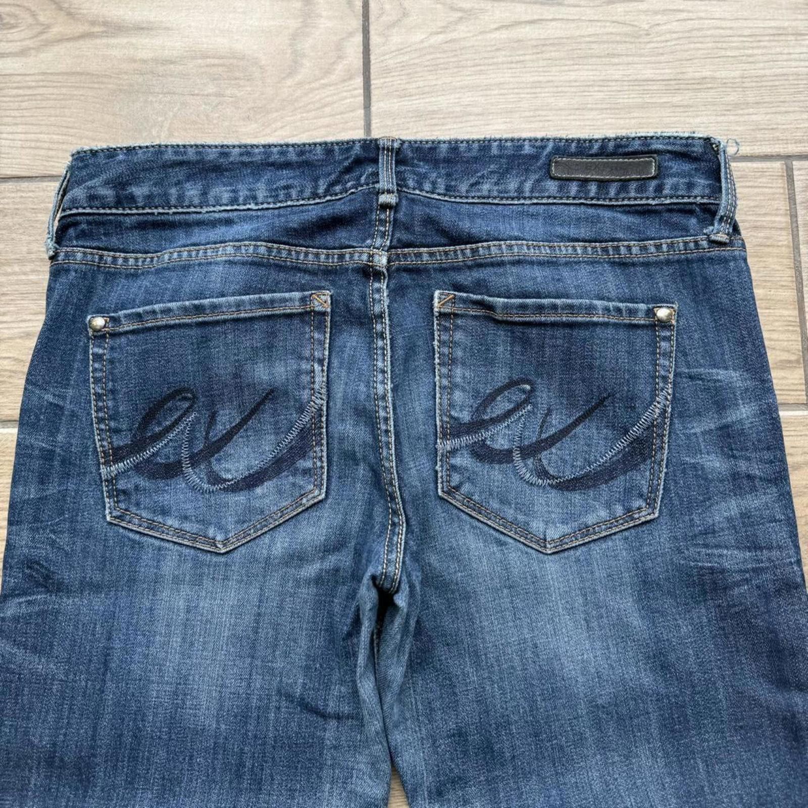 Express Y2K Express Jeans Denim Flared Boot Cut Womens Jeans Size 27" / US 4 / IT 40 - 3 Thumbnail