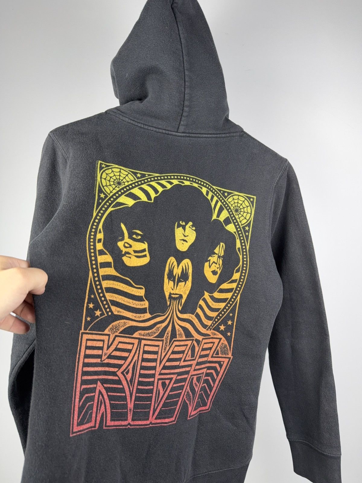 KISS Vintage 00s KISS Big Logo Retro faded Full Zip Sweatshirt Size M / US 6-8 / IT 42-44 - 9 Thumbnail